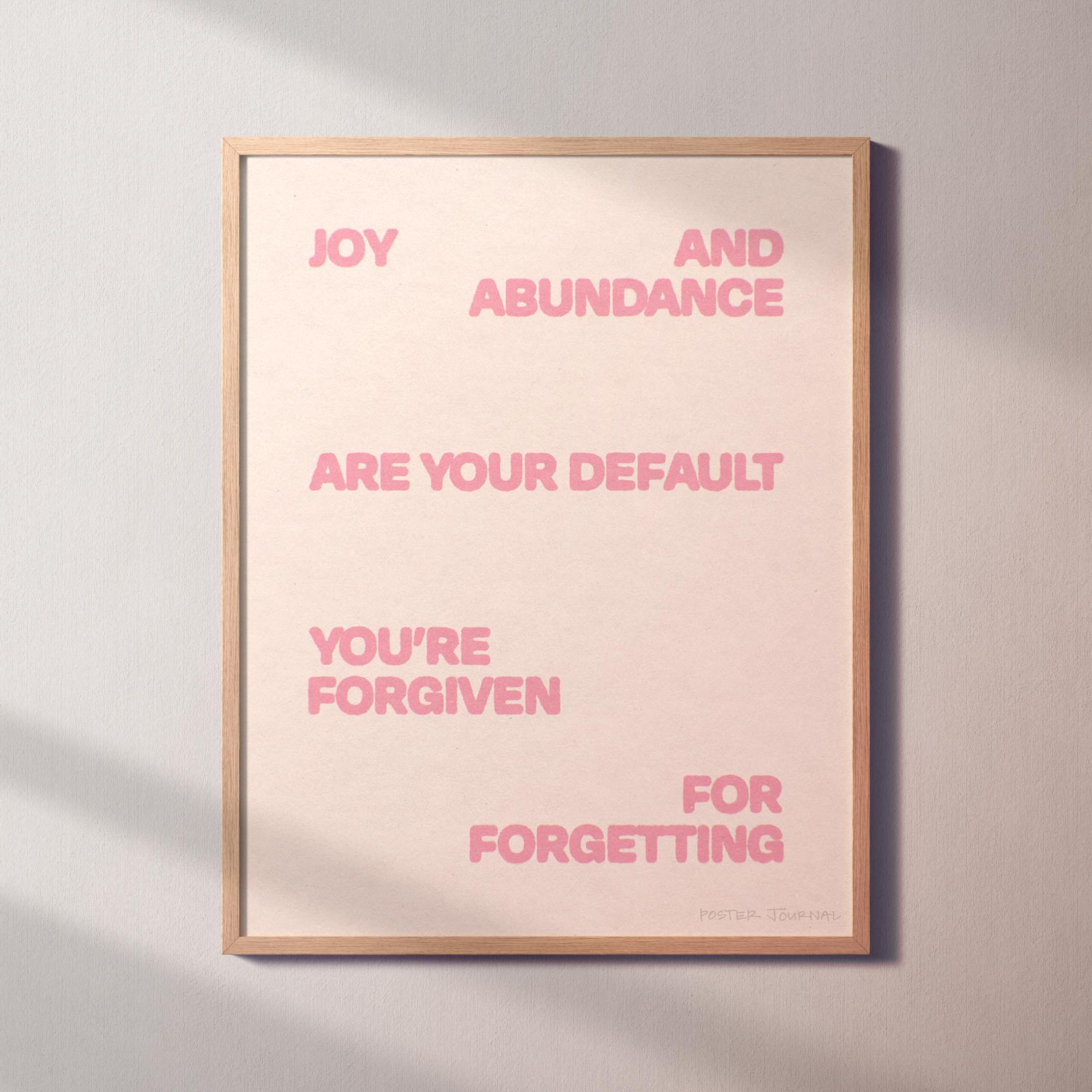 FORGIVEN PRINT
