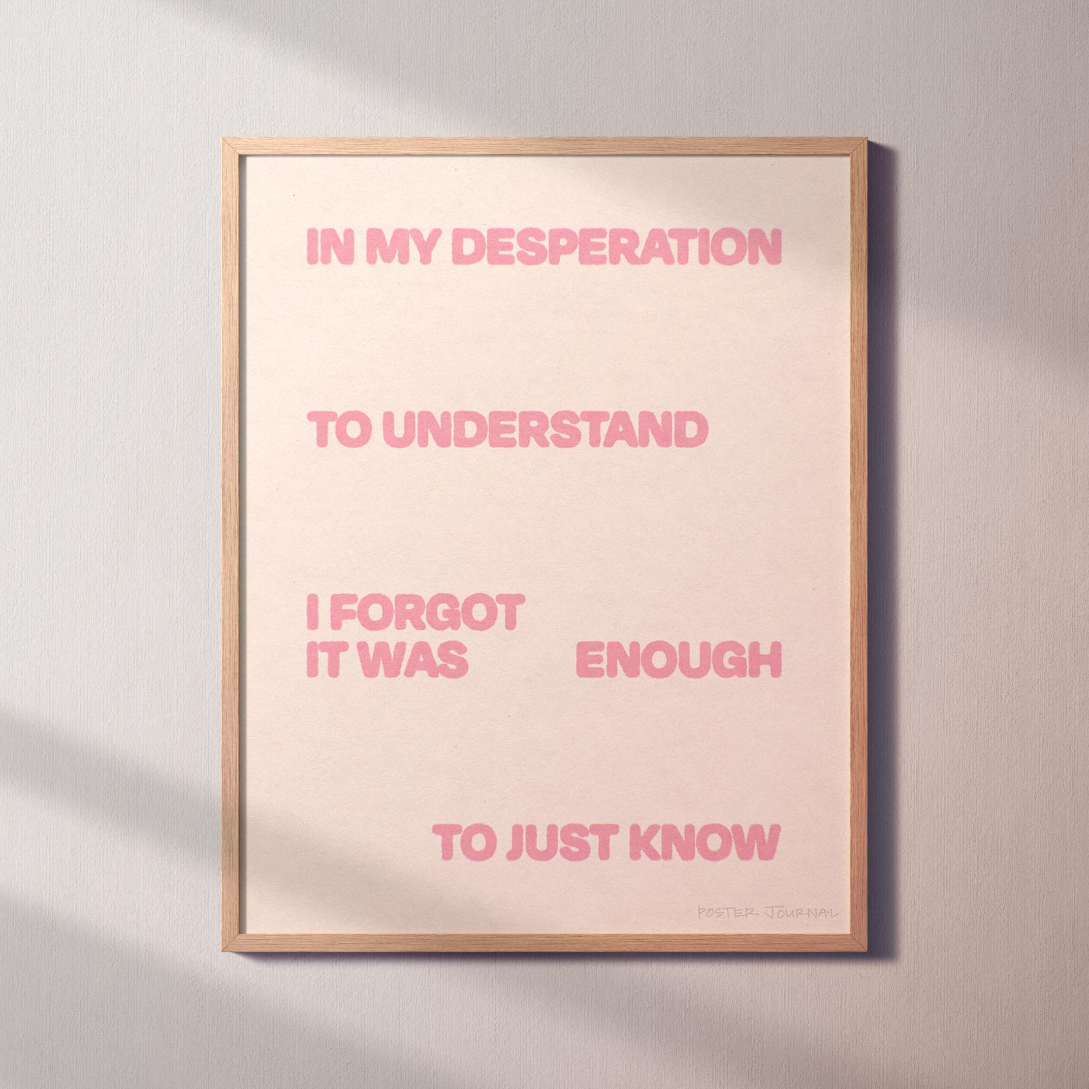 DESPERATION PRINT