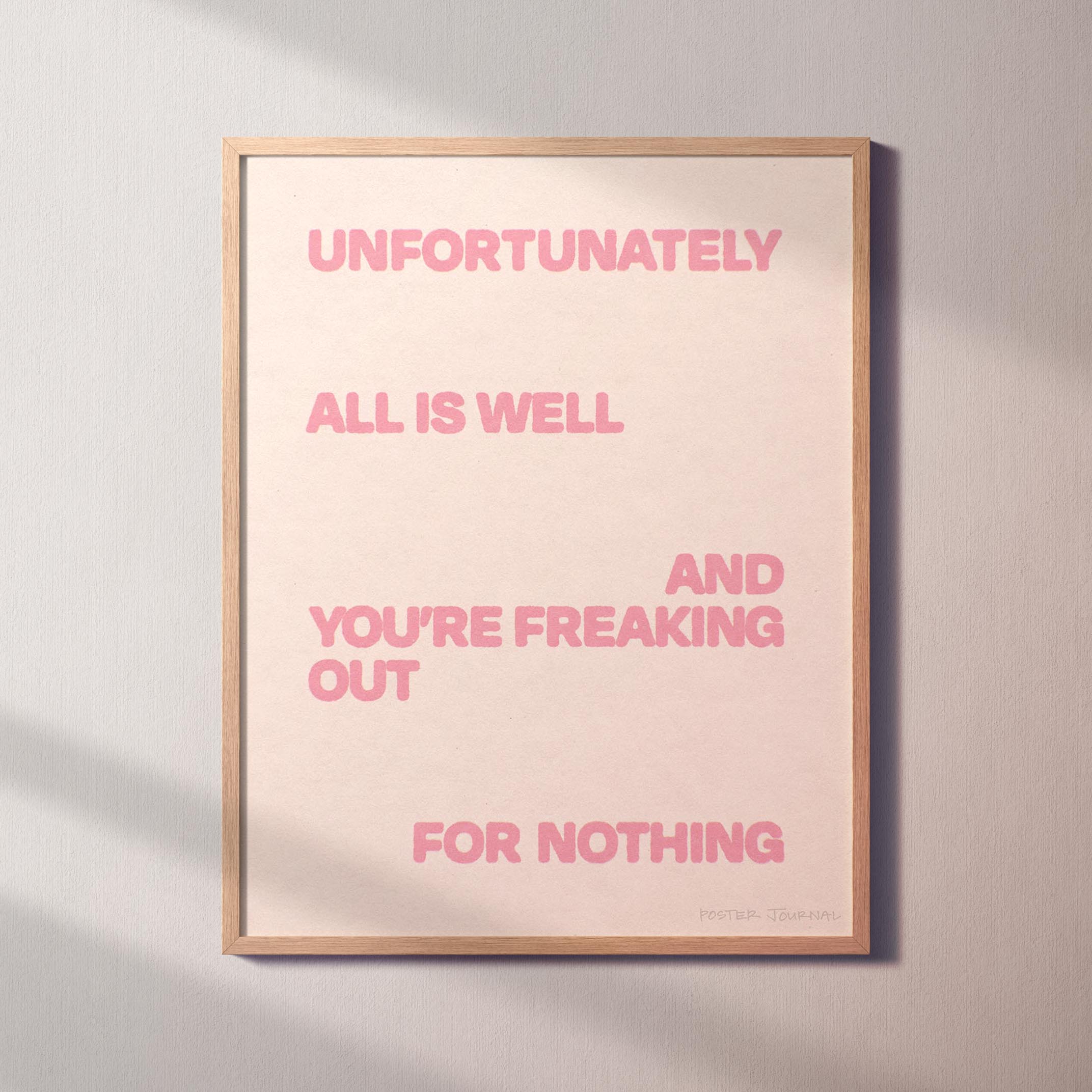 UNFORTUNATELY PRINT