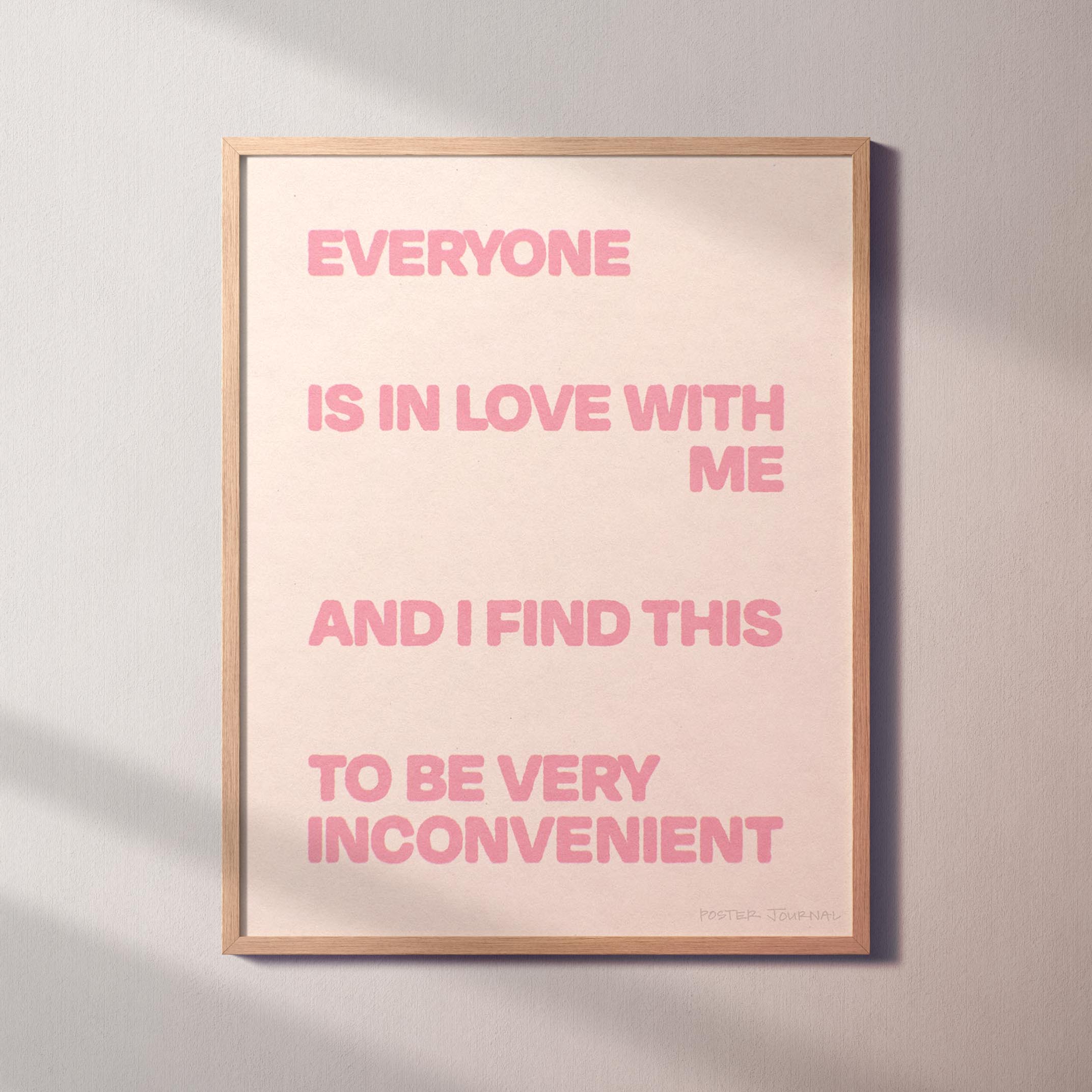 INCONVENIENT PRINT