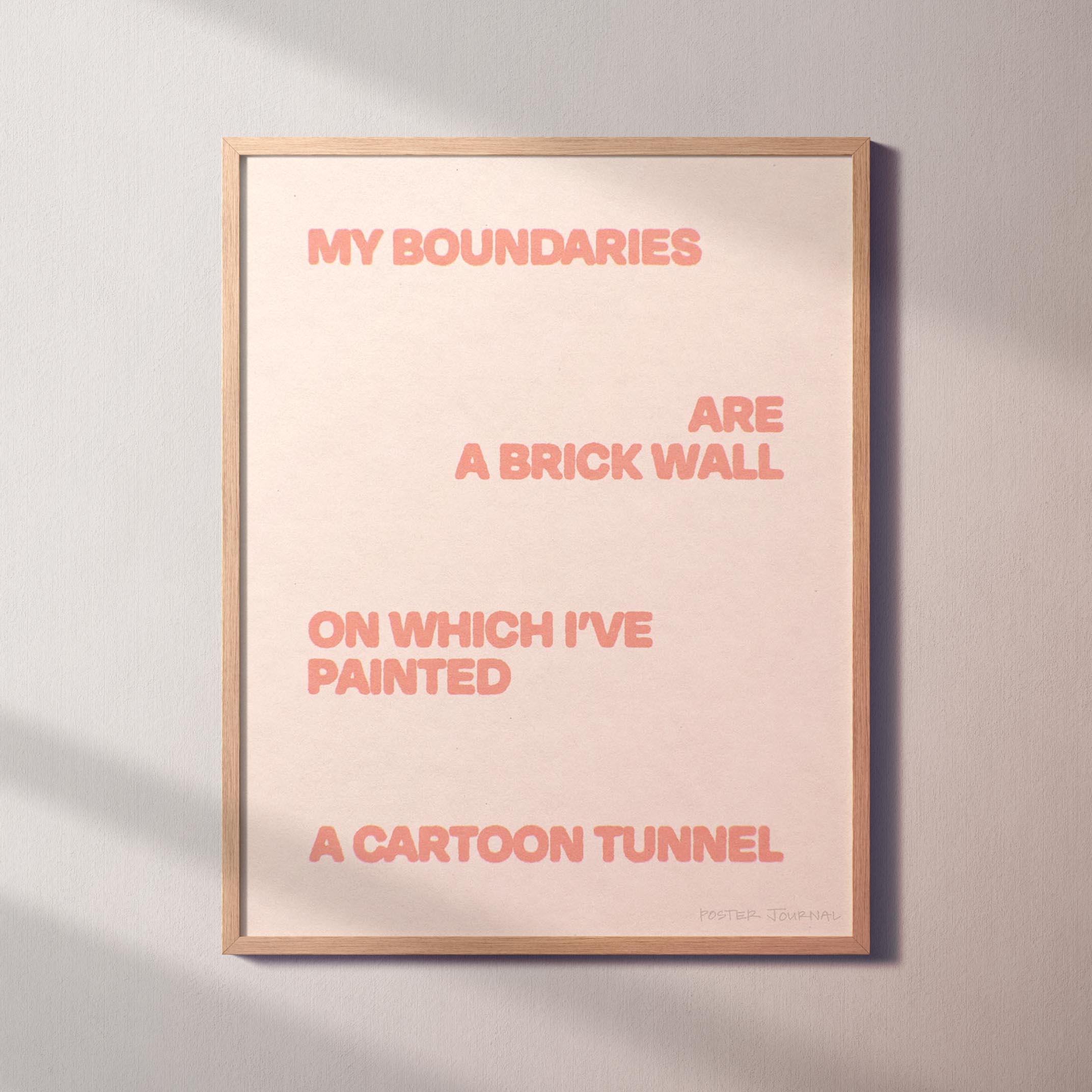 BOUNDARIES PRINT
