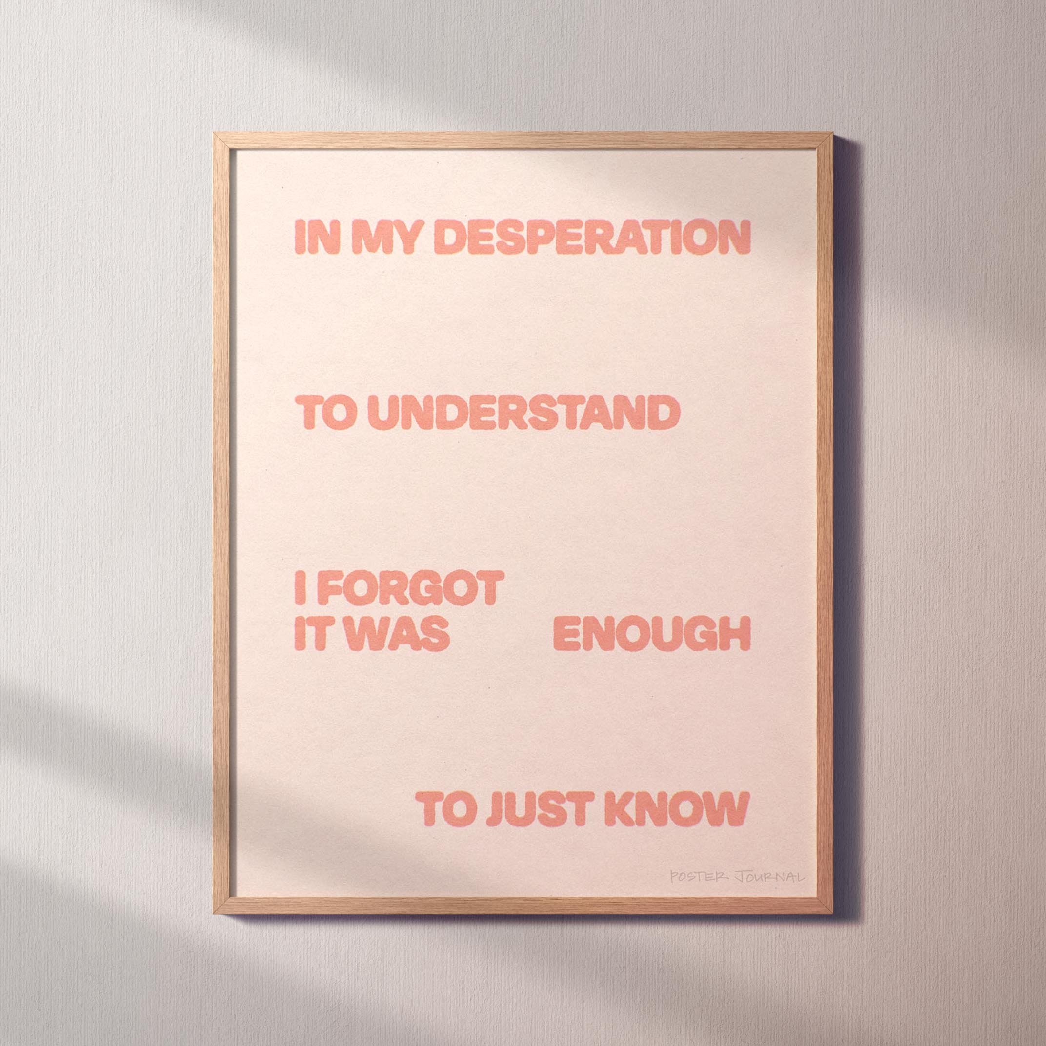 DESPERATION PRINT