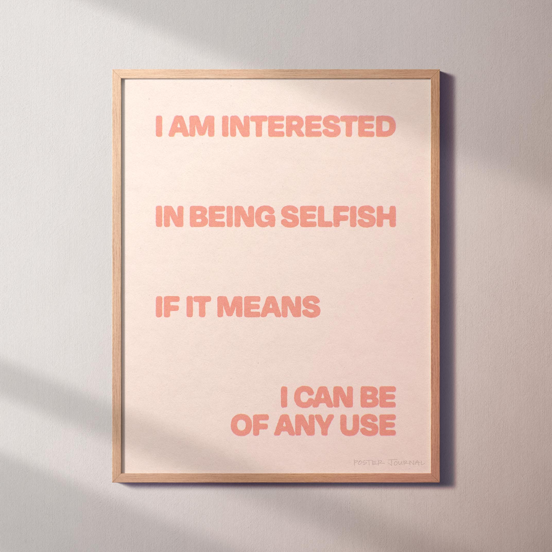 SELFISH PRINT