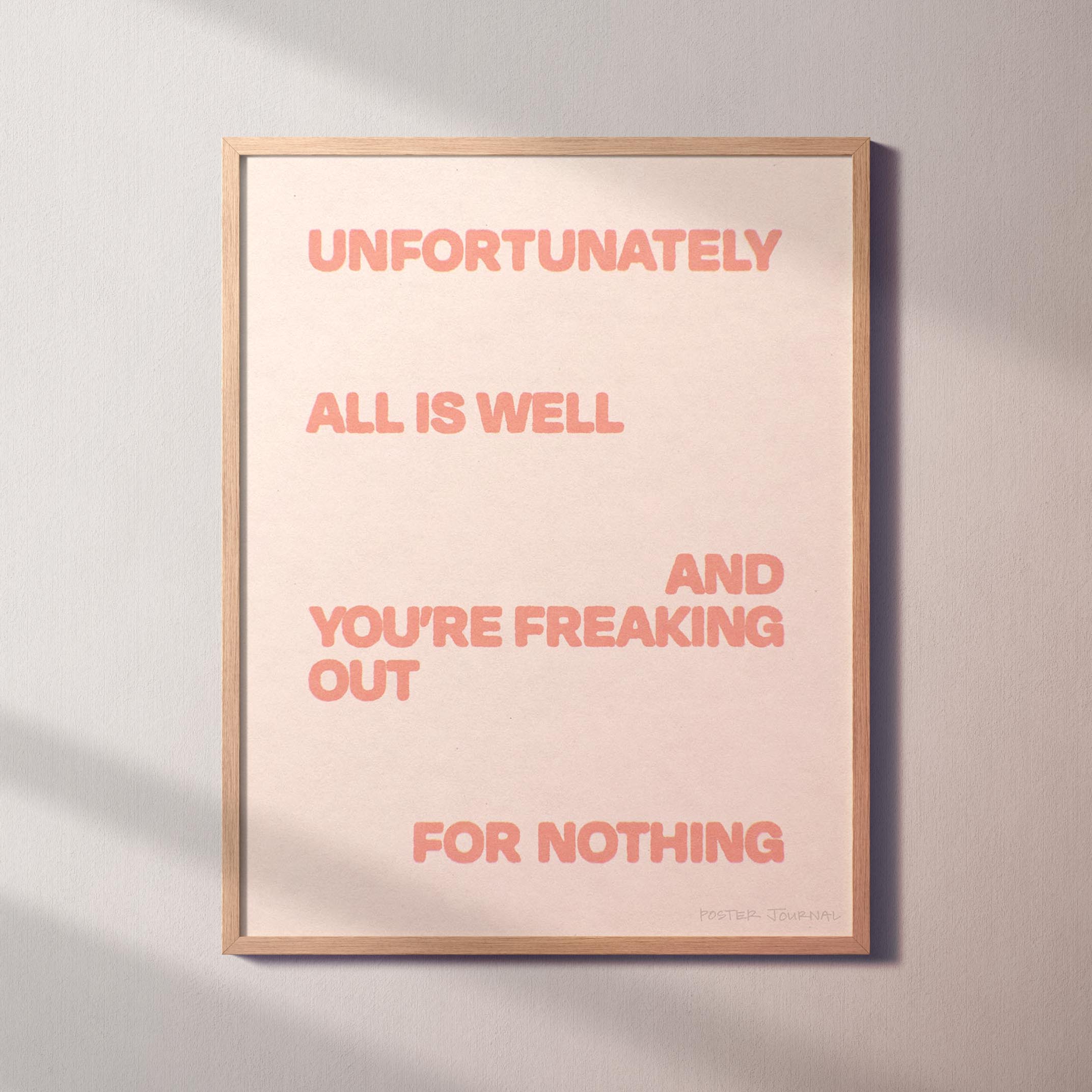 UNFORTUNATELY PRINT