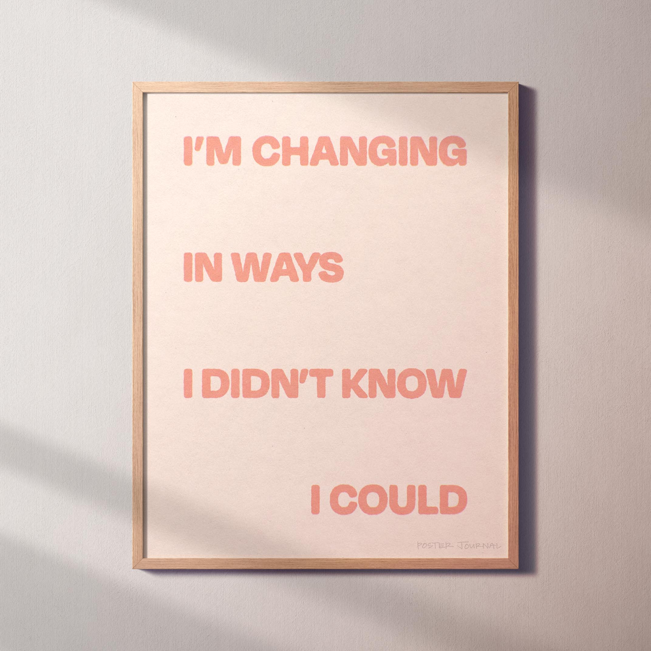 CHANGING PRINT