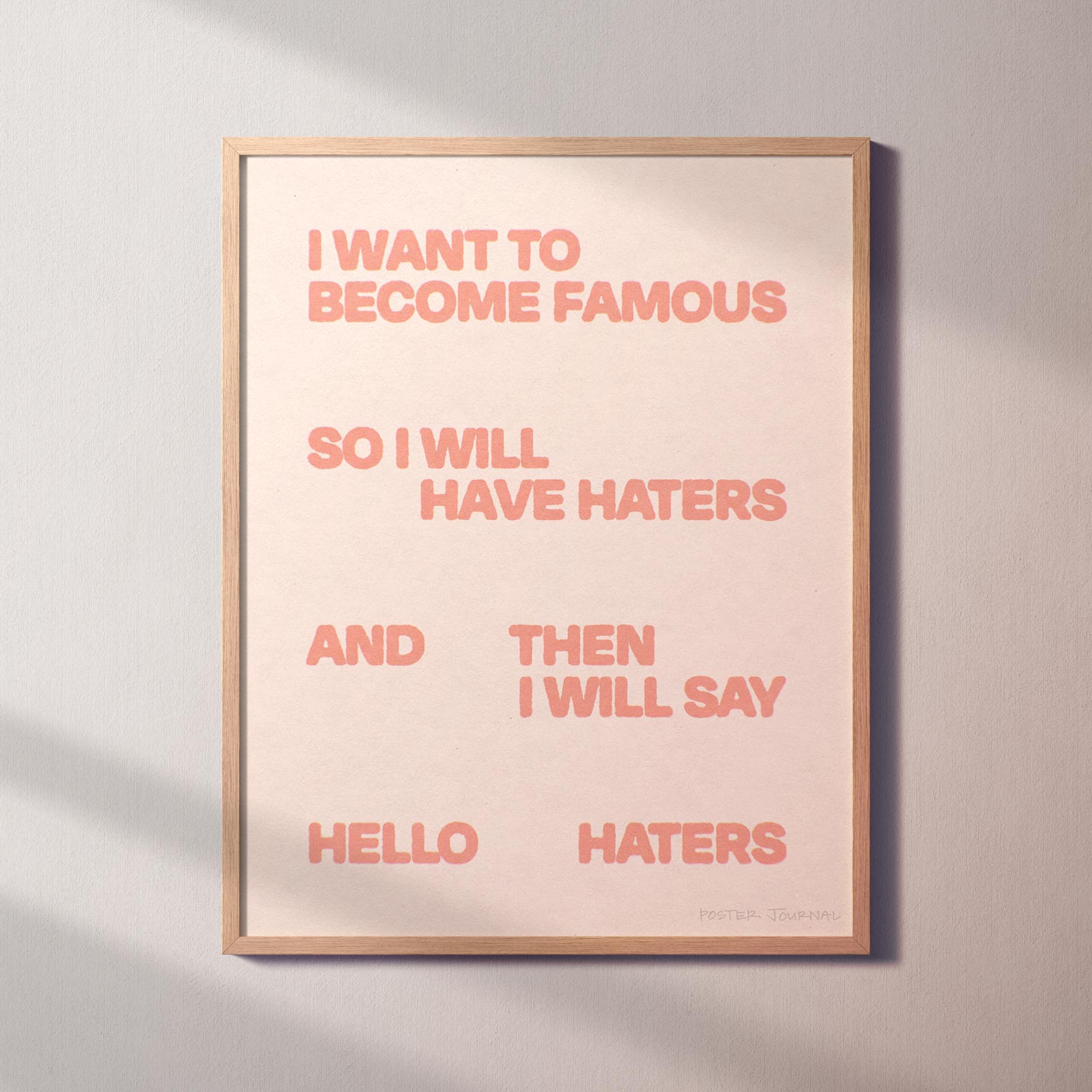 HATERS PRINT