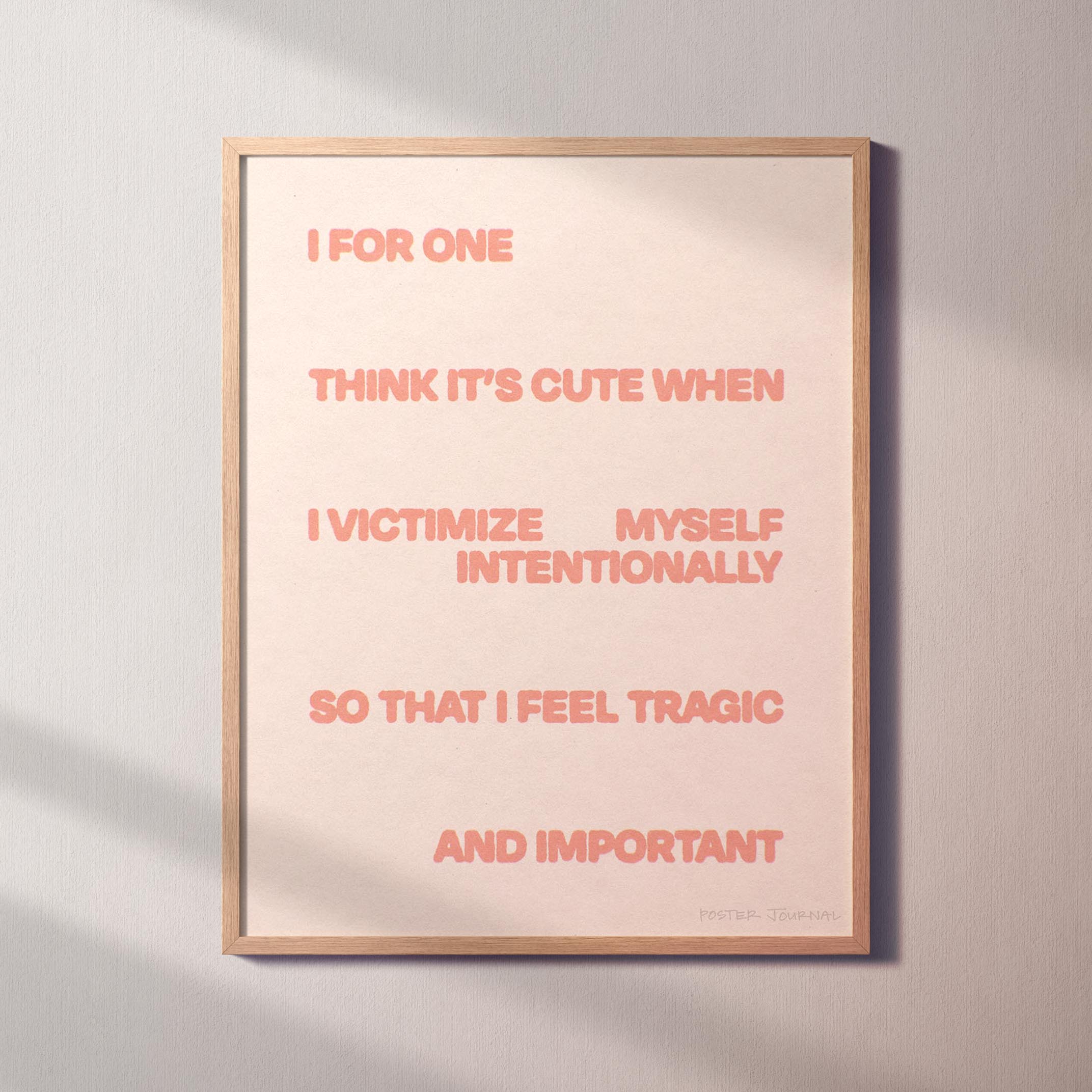 TRAGIC PRINT