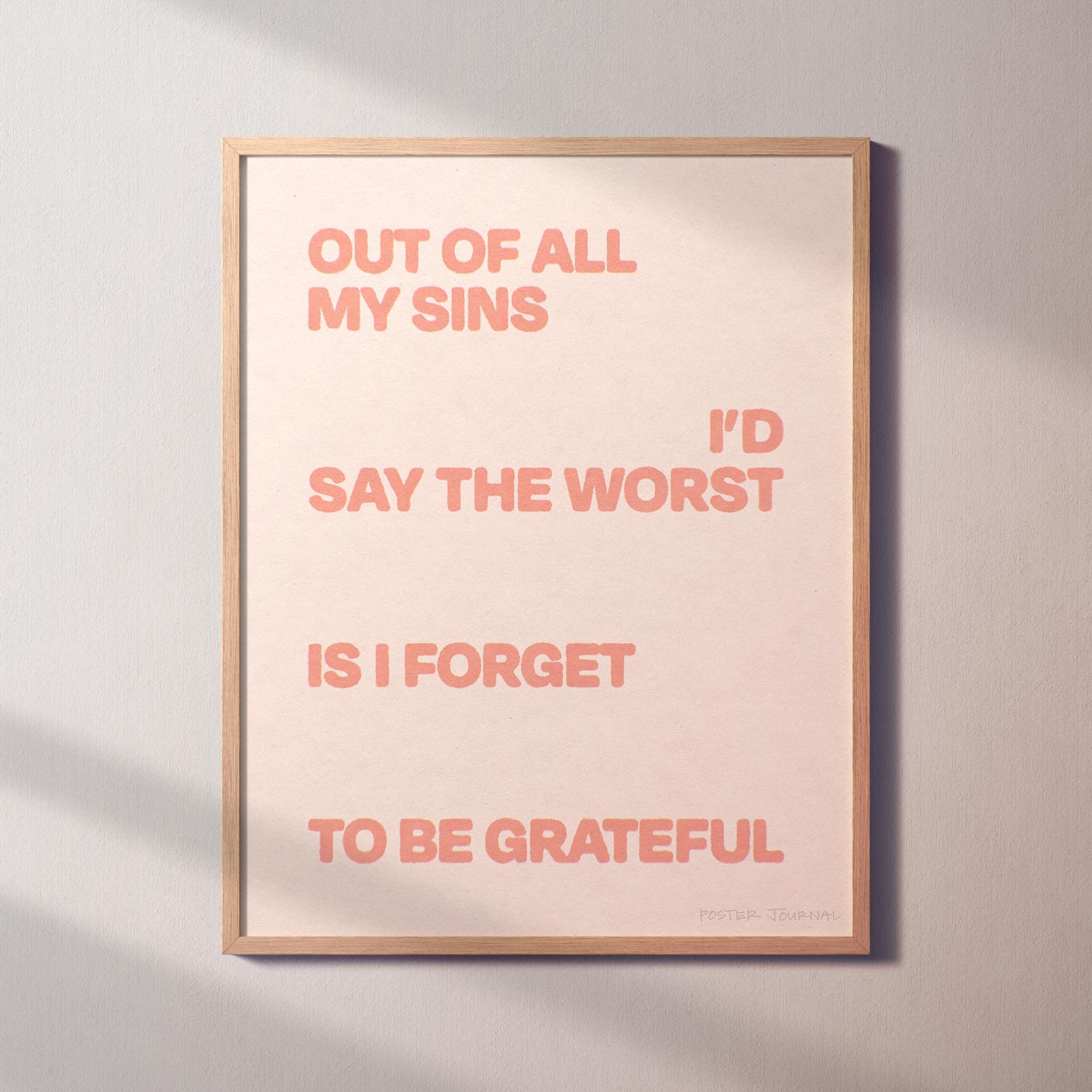 GRATEFUL PRINT