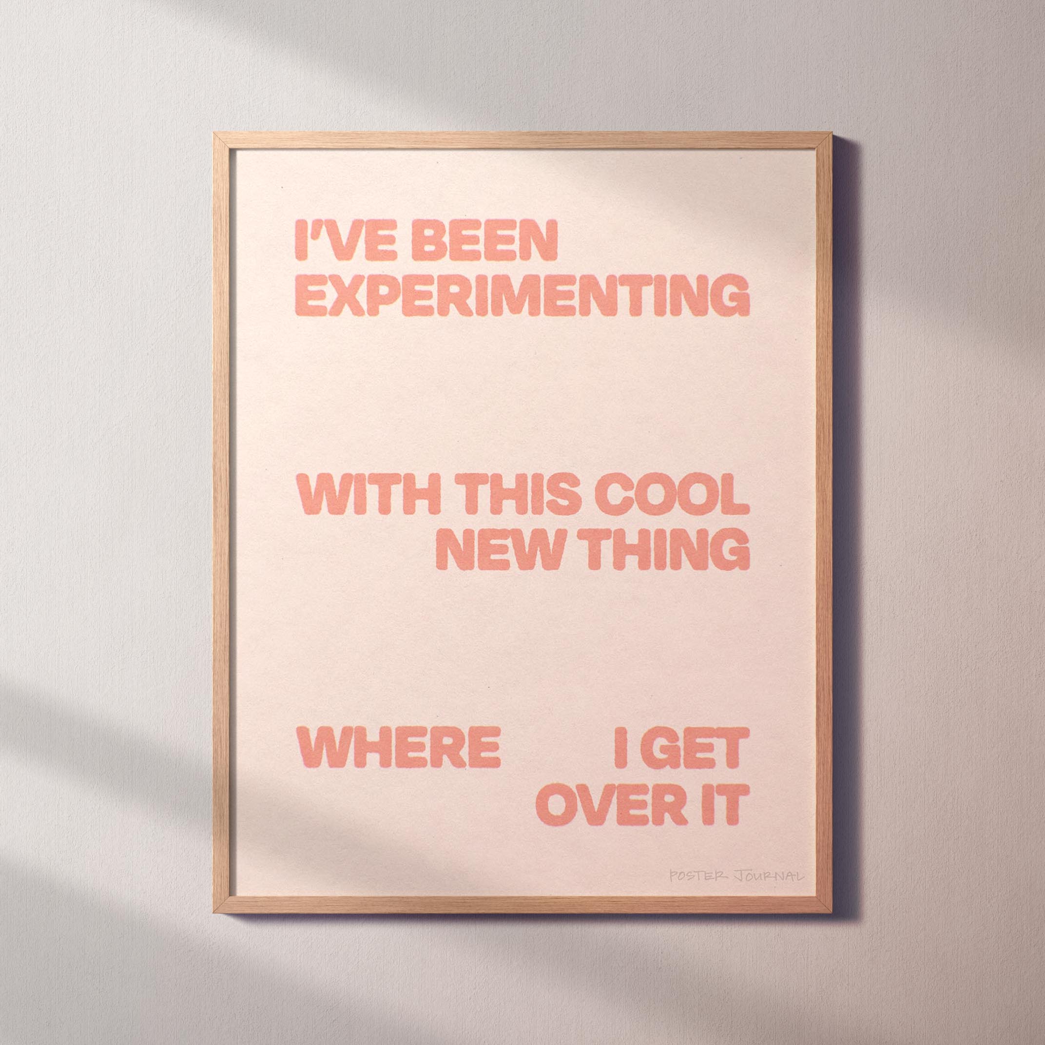 EXPERIMENTING PRINT