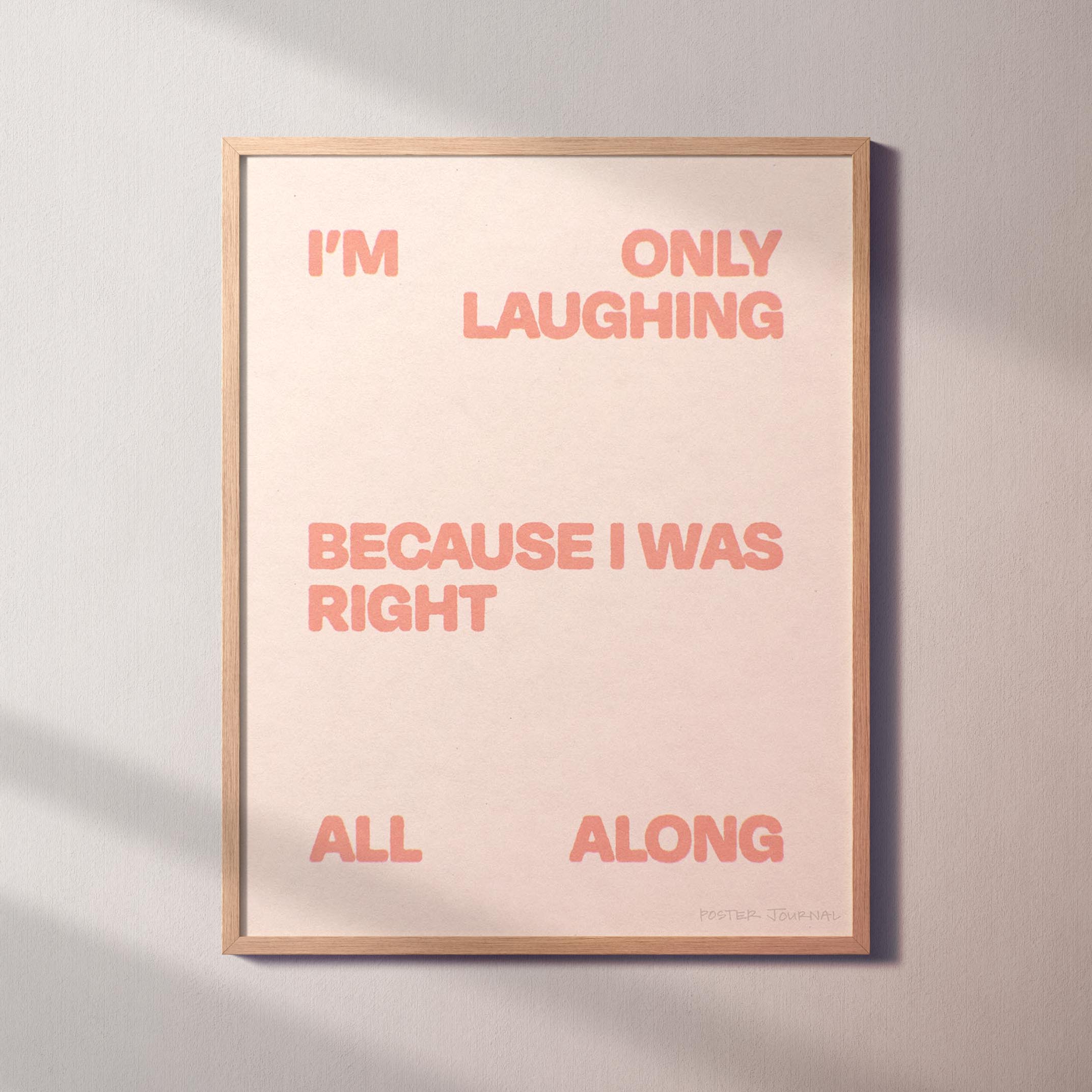 LAUGHING PRINT