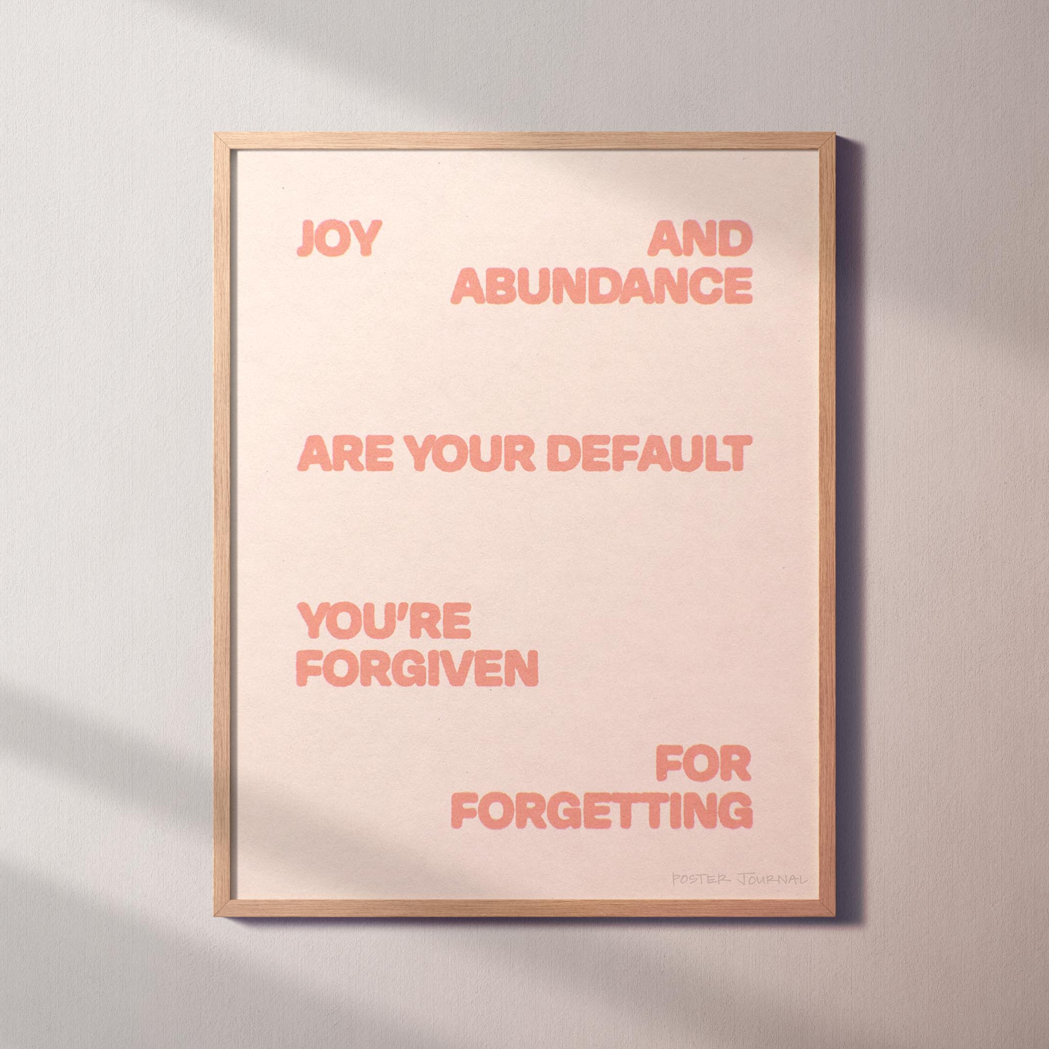 FORGIVEN PRINT