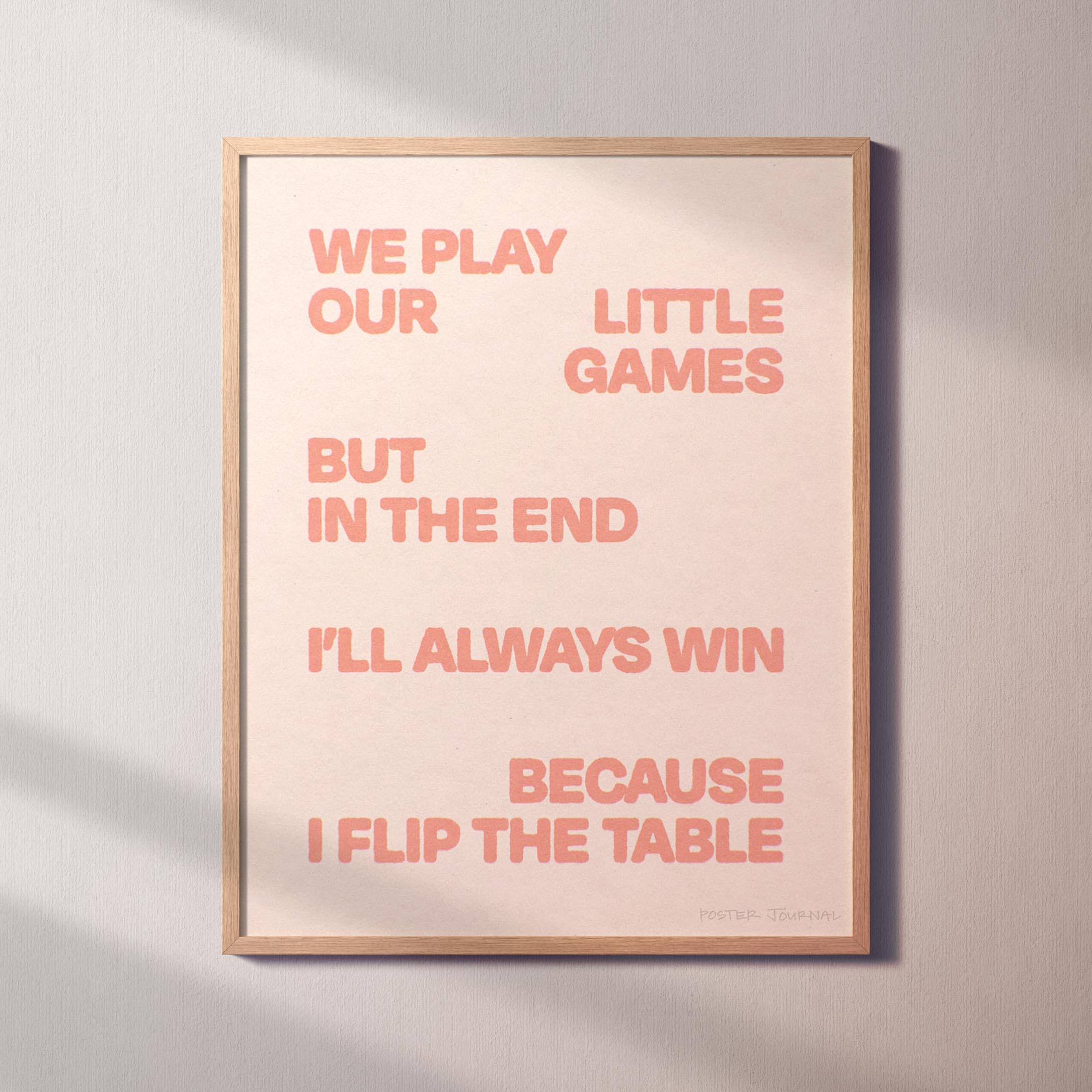 TABLE PRINT