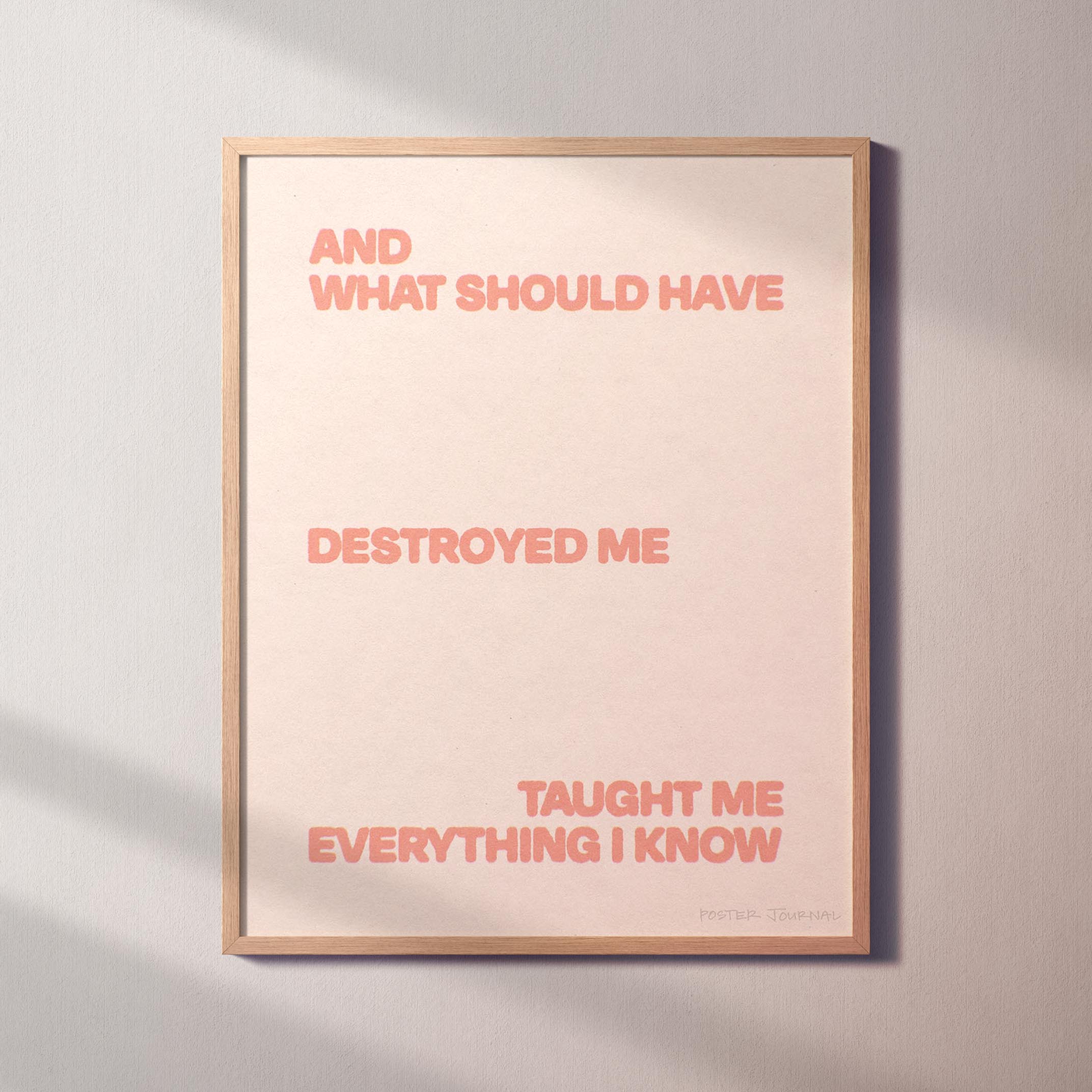 DESTROYED PRINT