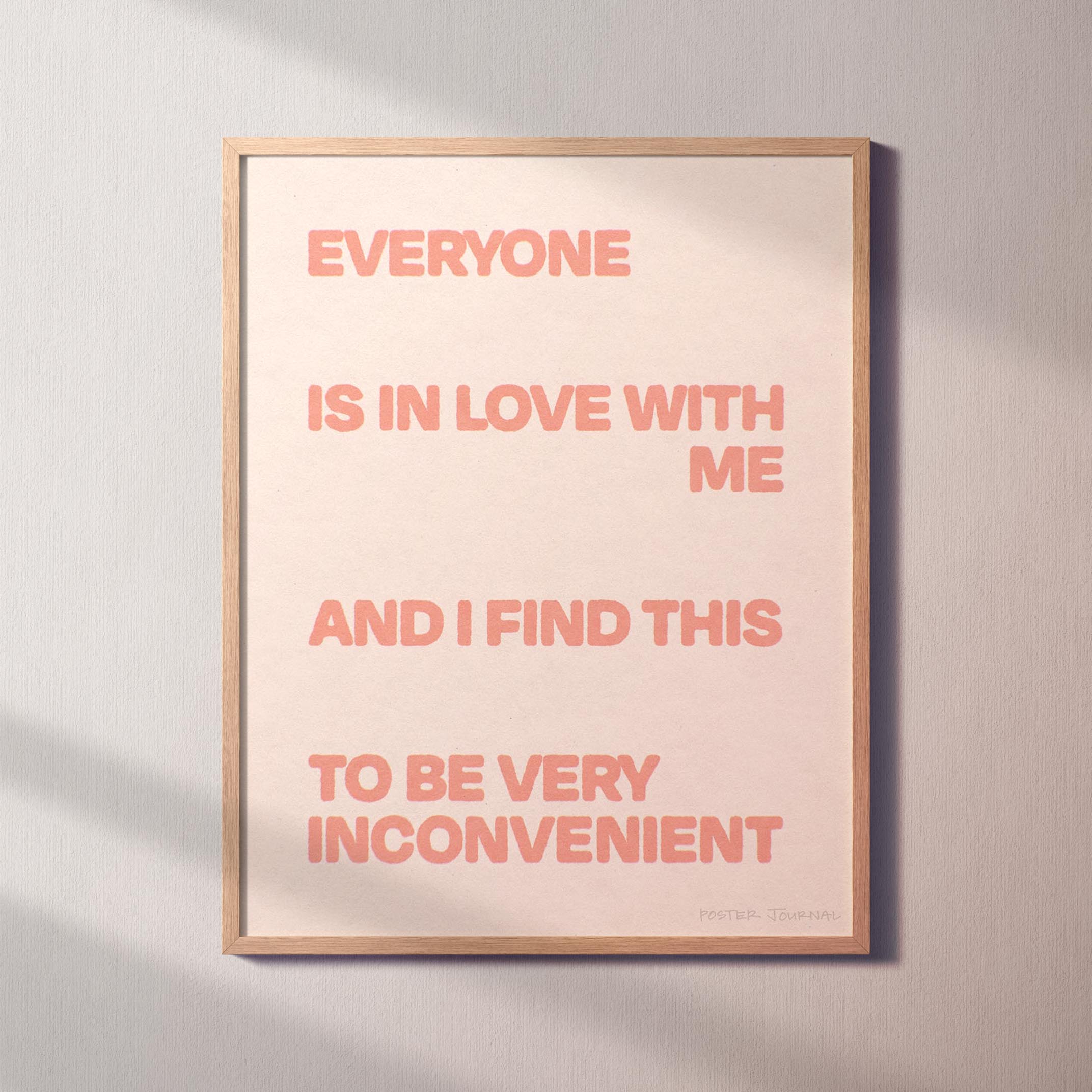 INCONVENIENT PRINT