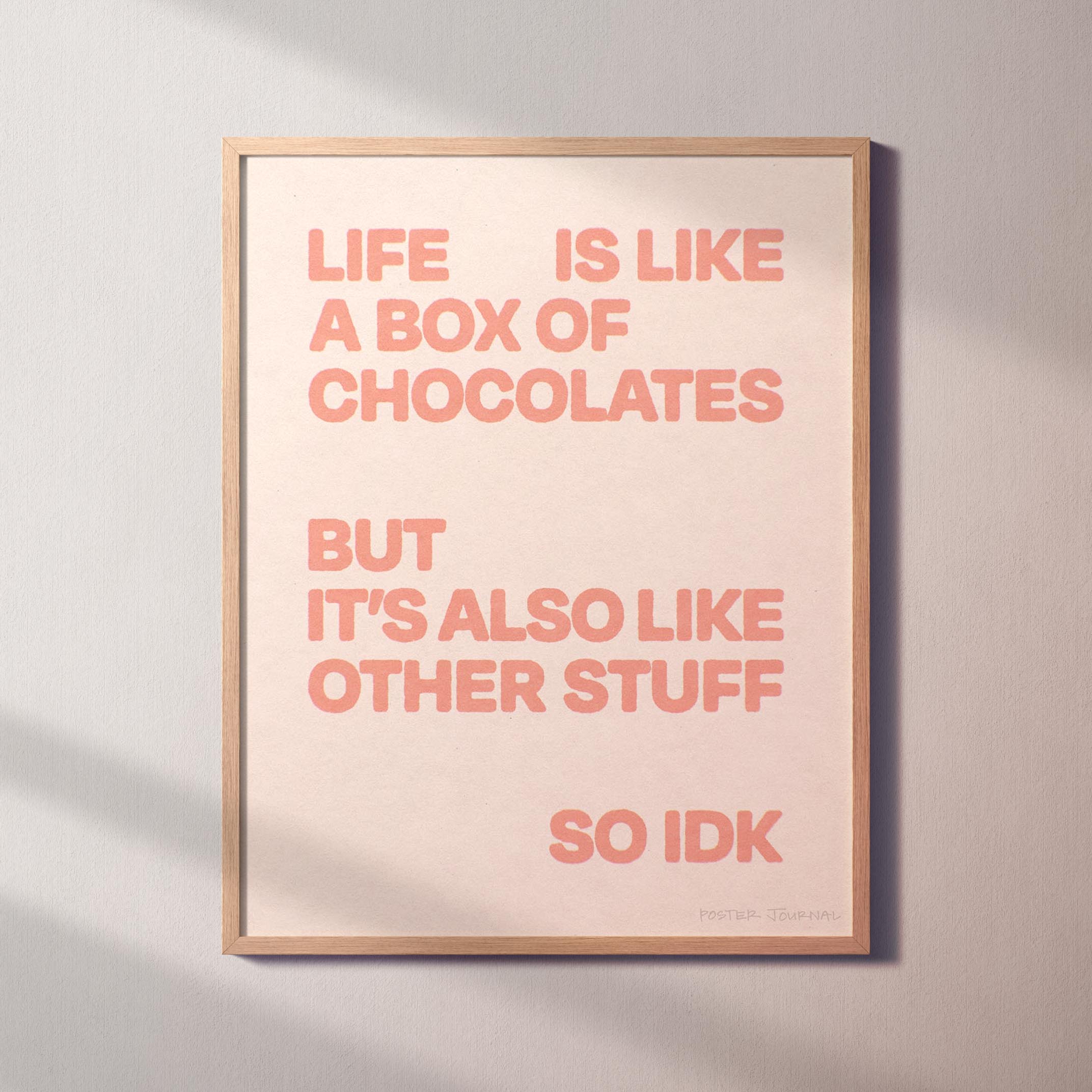 CHOCOLATES PRINT