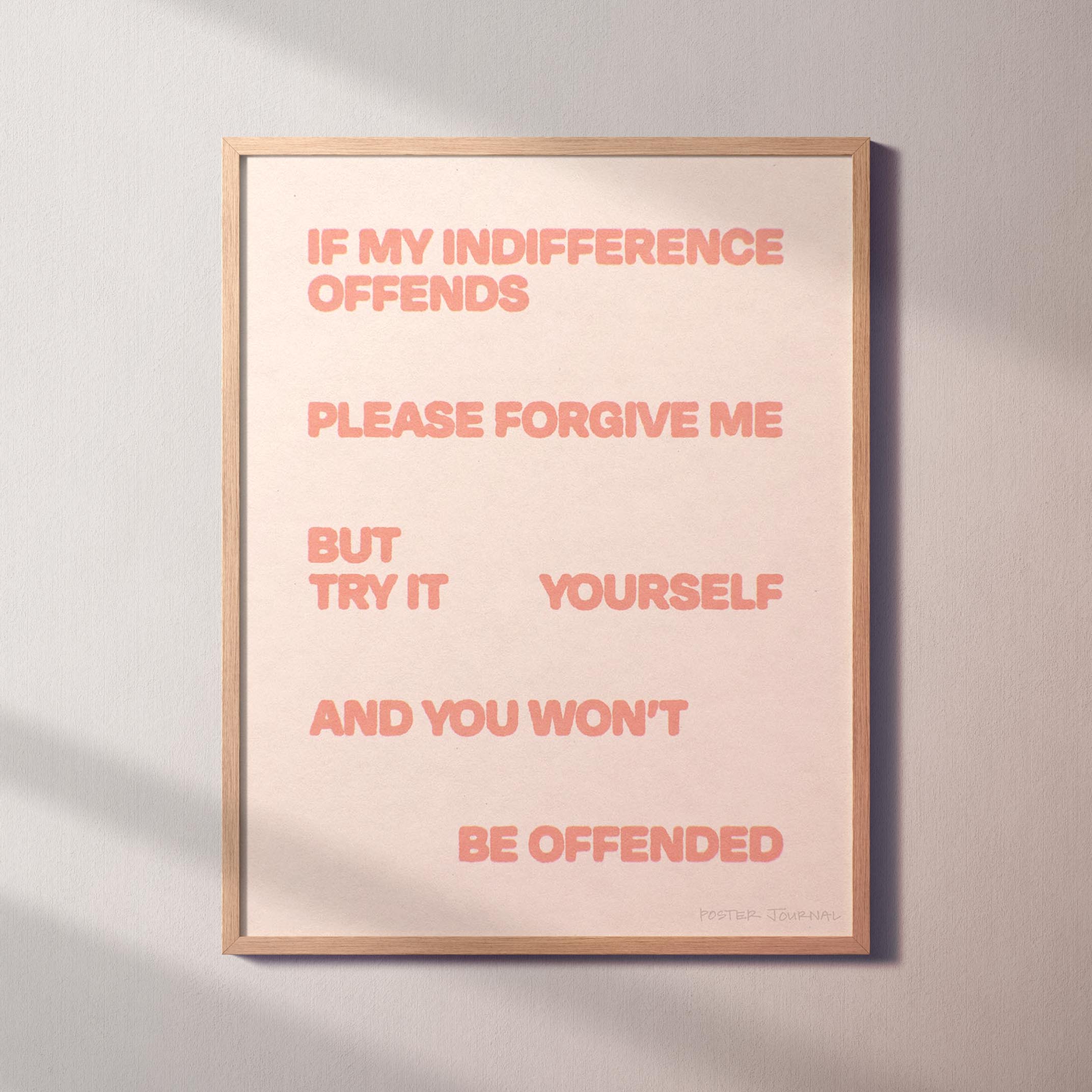 INDIFFERENCE PRINT