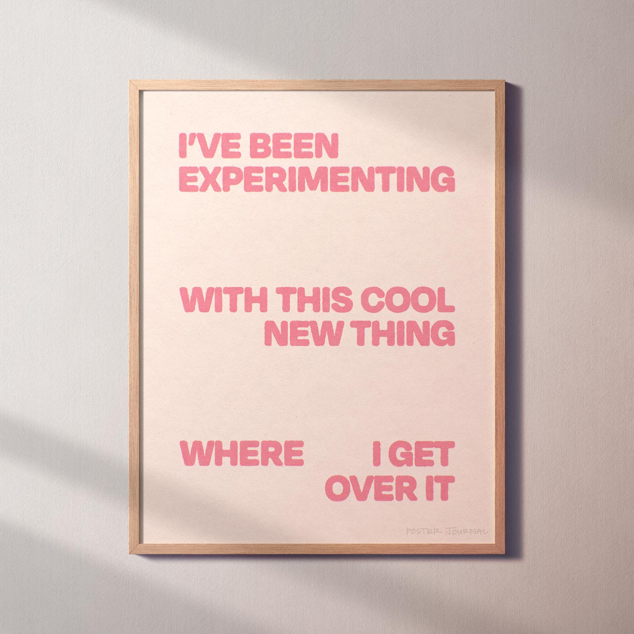 EXPERIMENTING PRINT