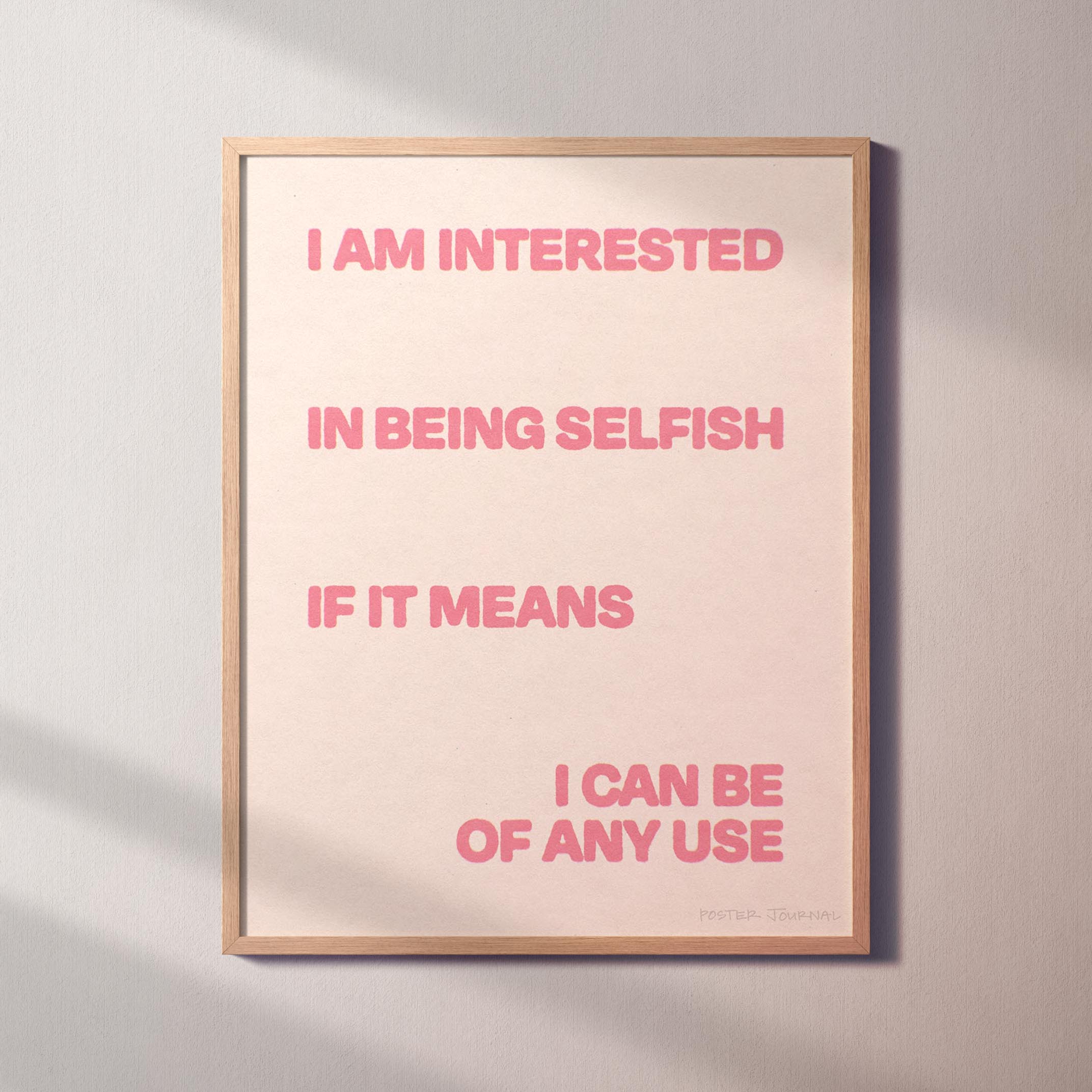SELFISH PRINT