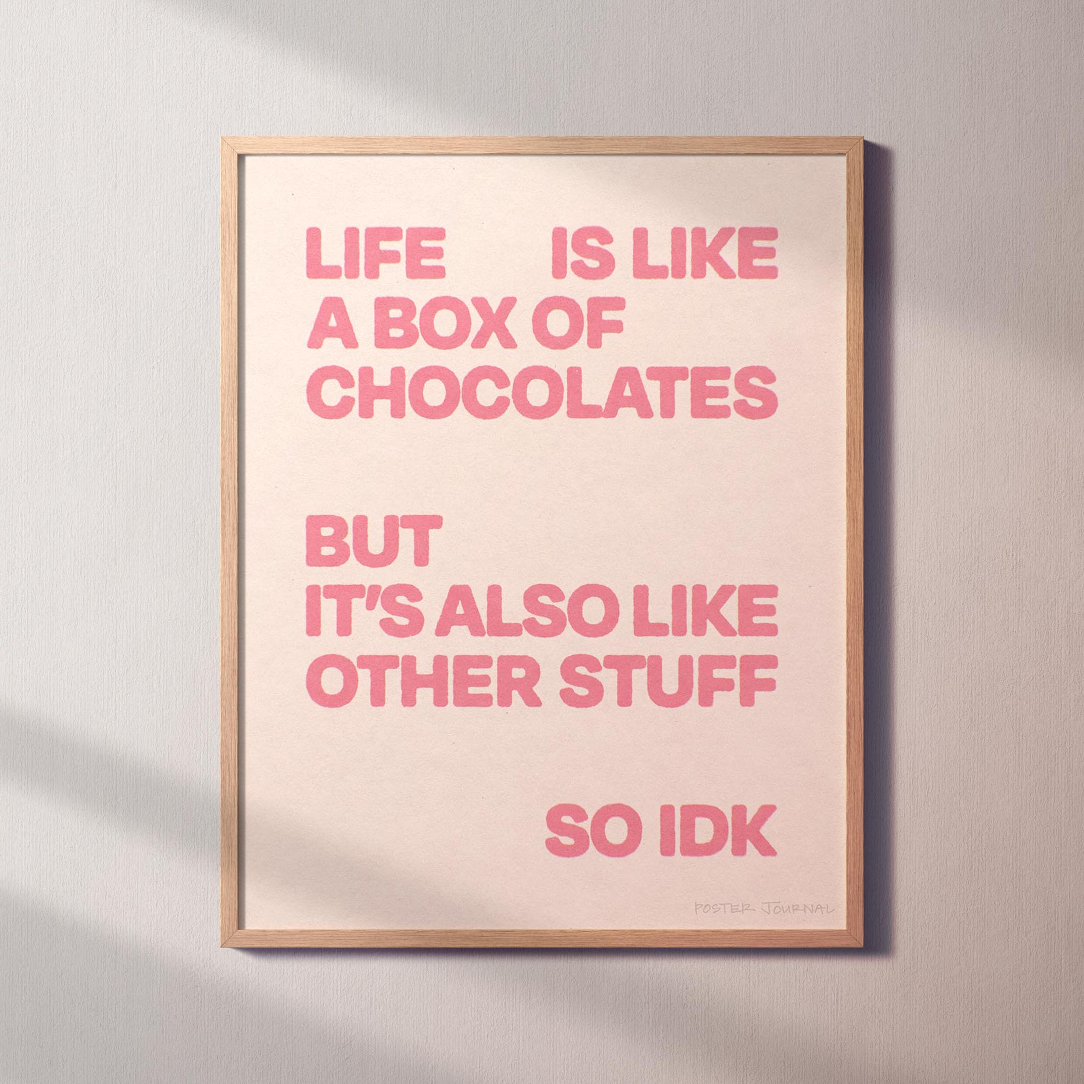 CHOCOLATES PRINT