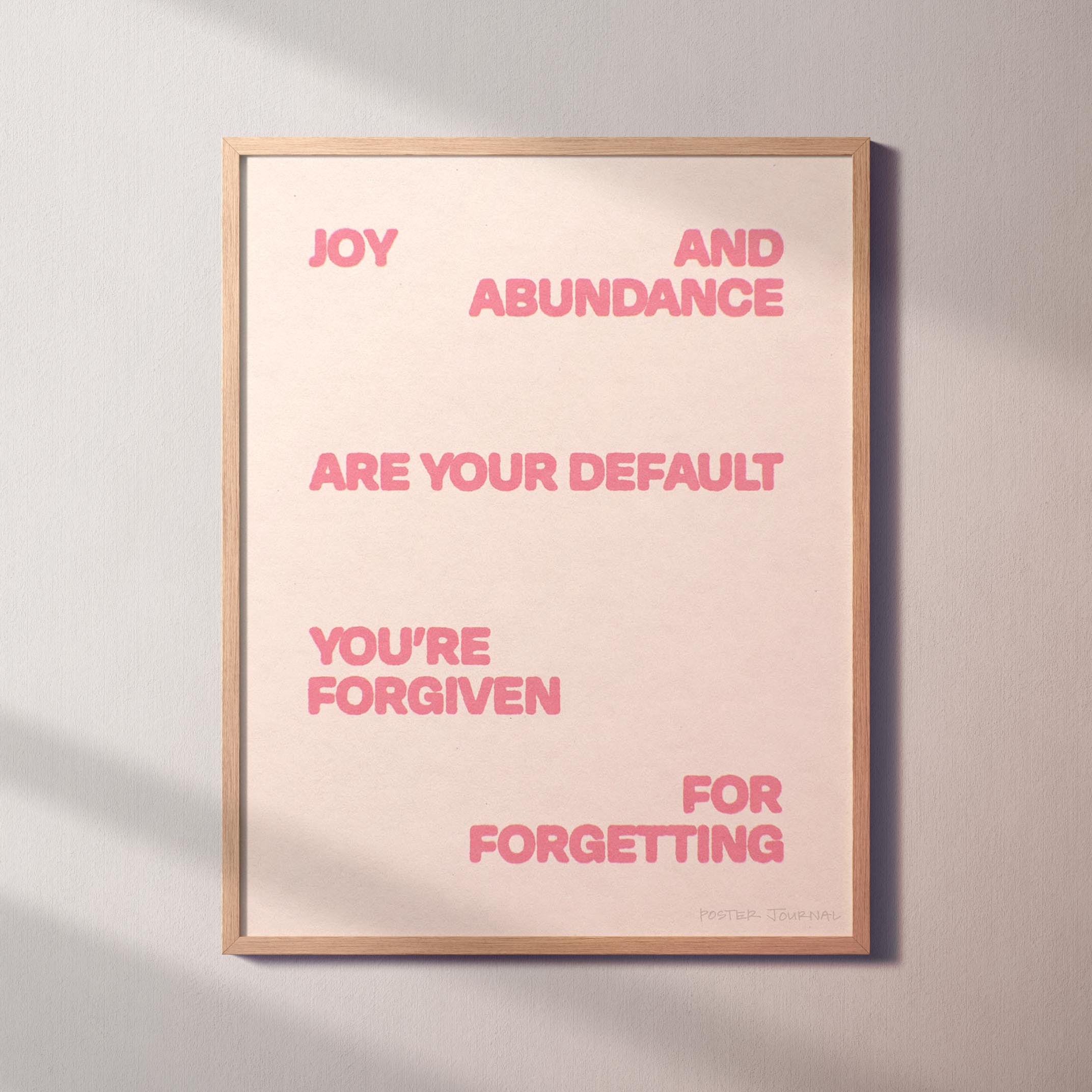 FORGIVEN PRINT