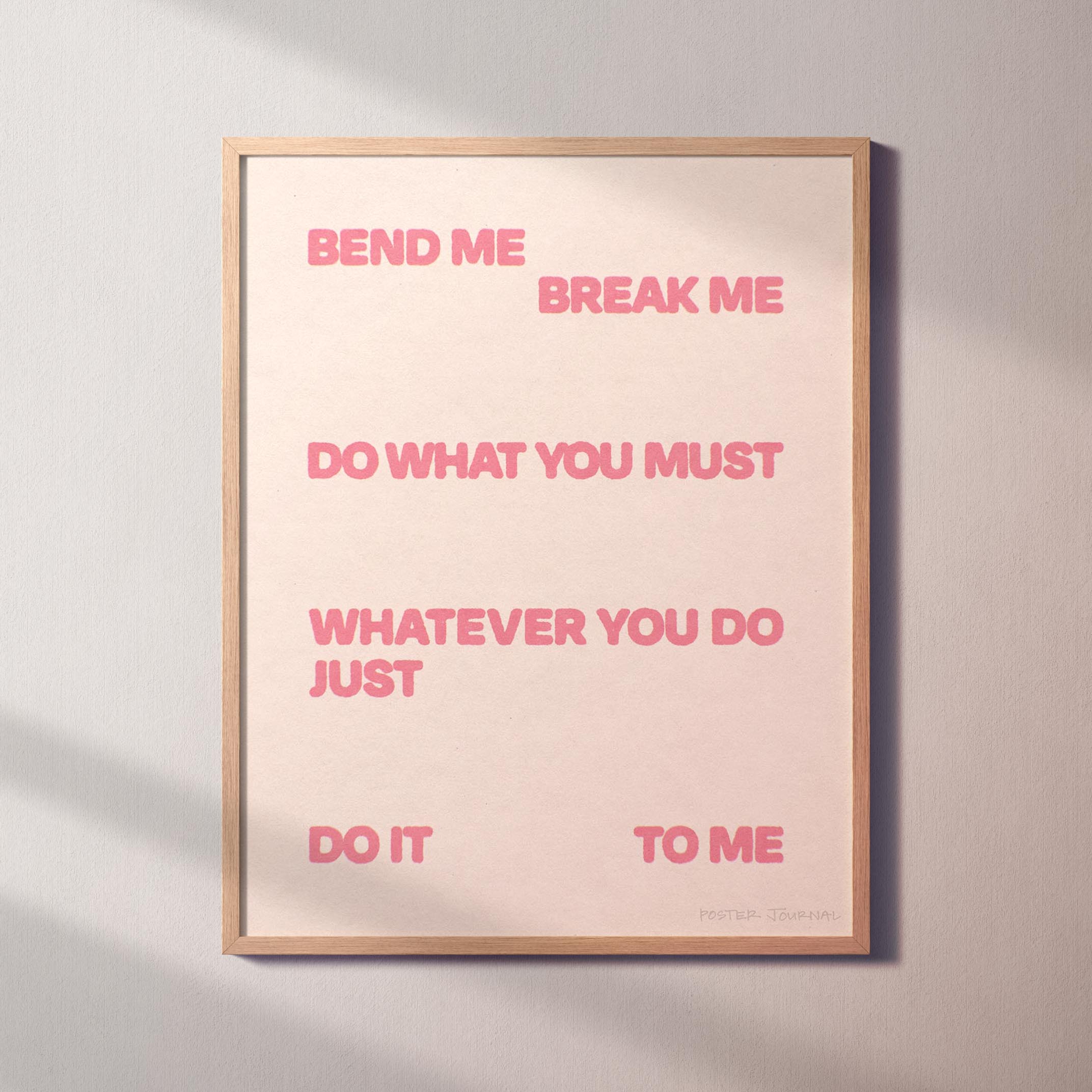 BEND PRINT
