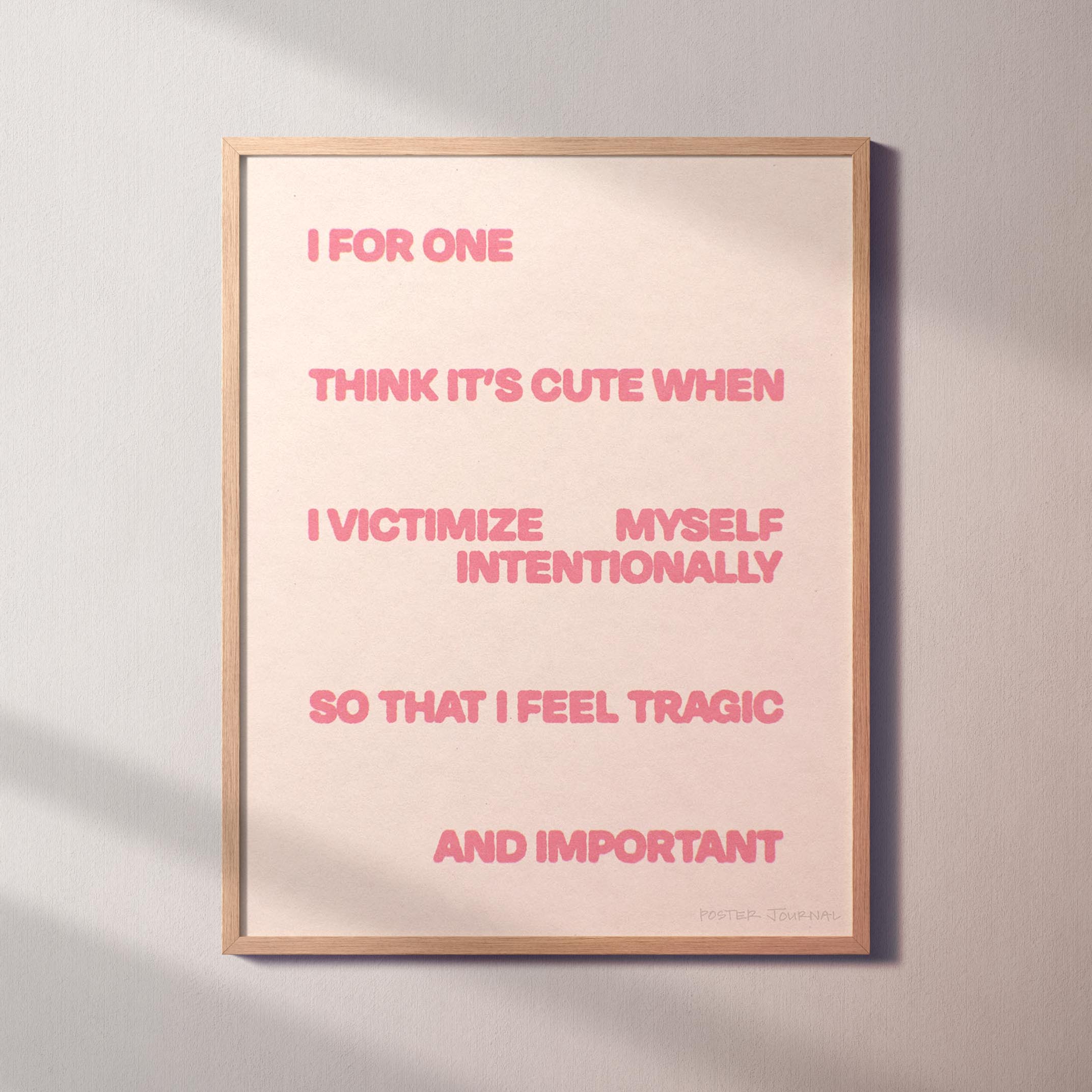 TRAGIC PRINT