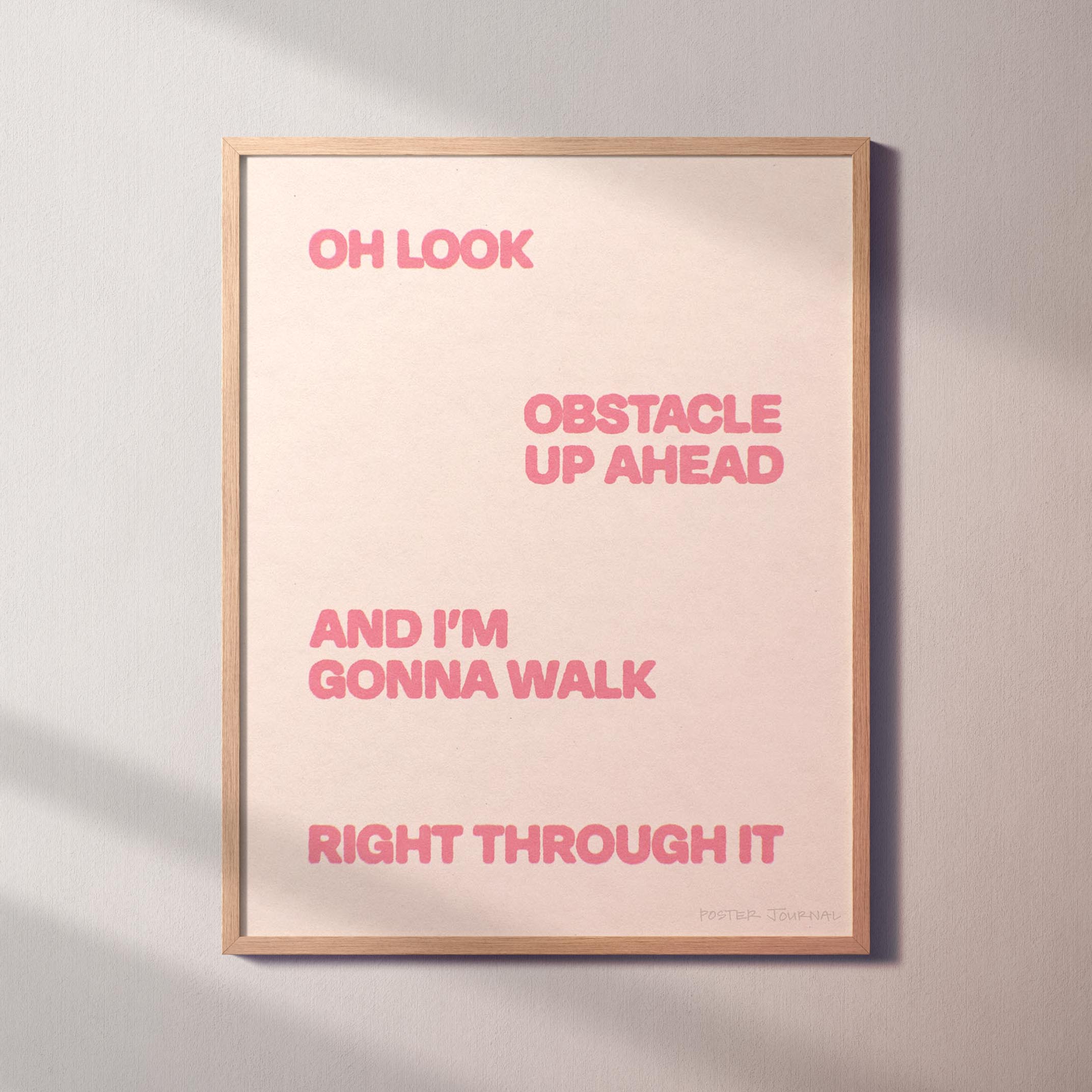 OBSTACLE PRINT