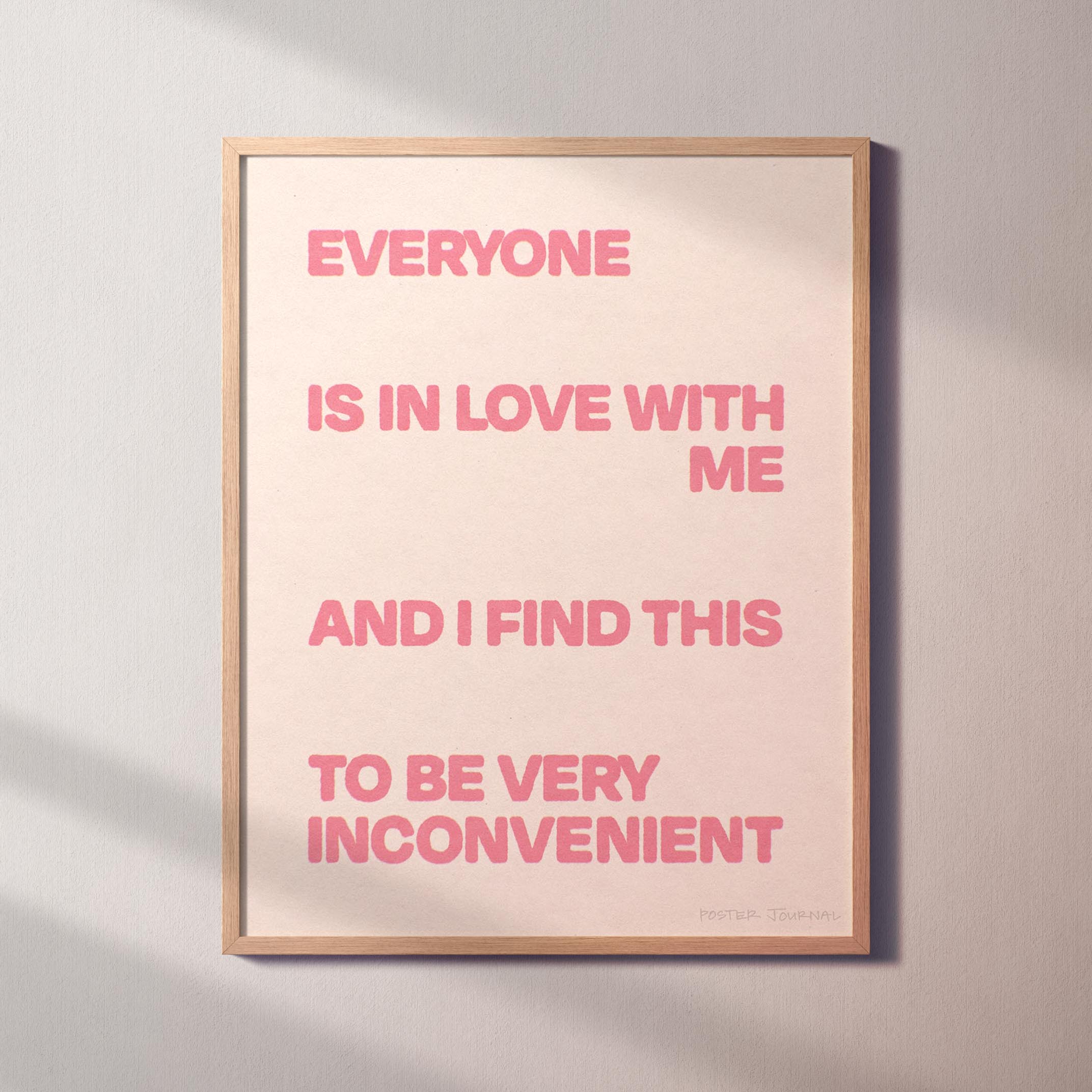 INCONVENIENT PRINT