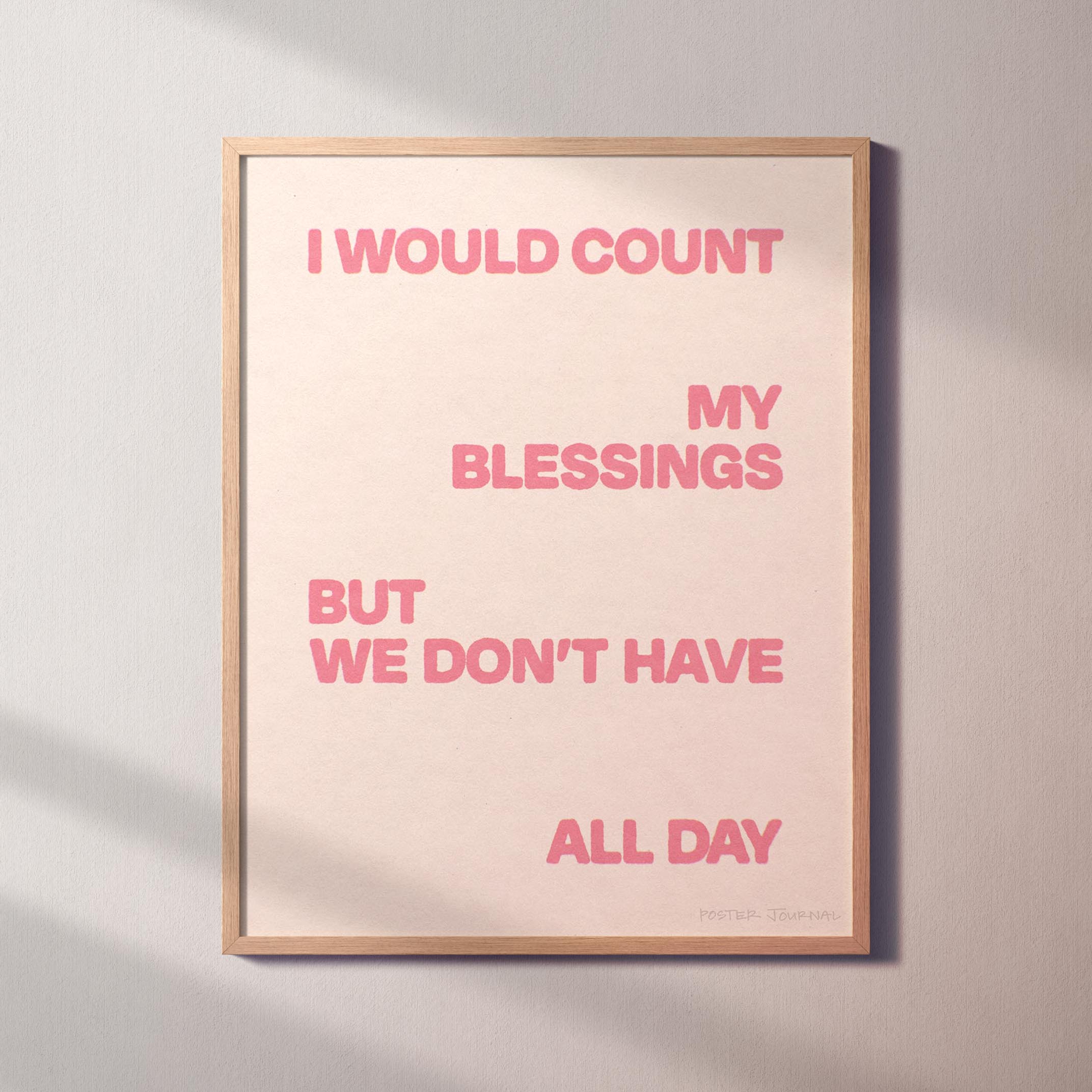 BLESSINGS PRINT