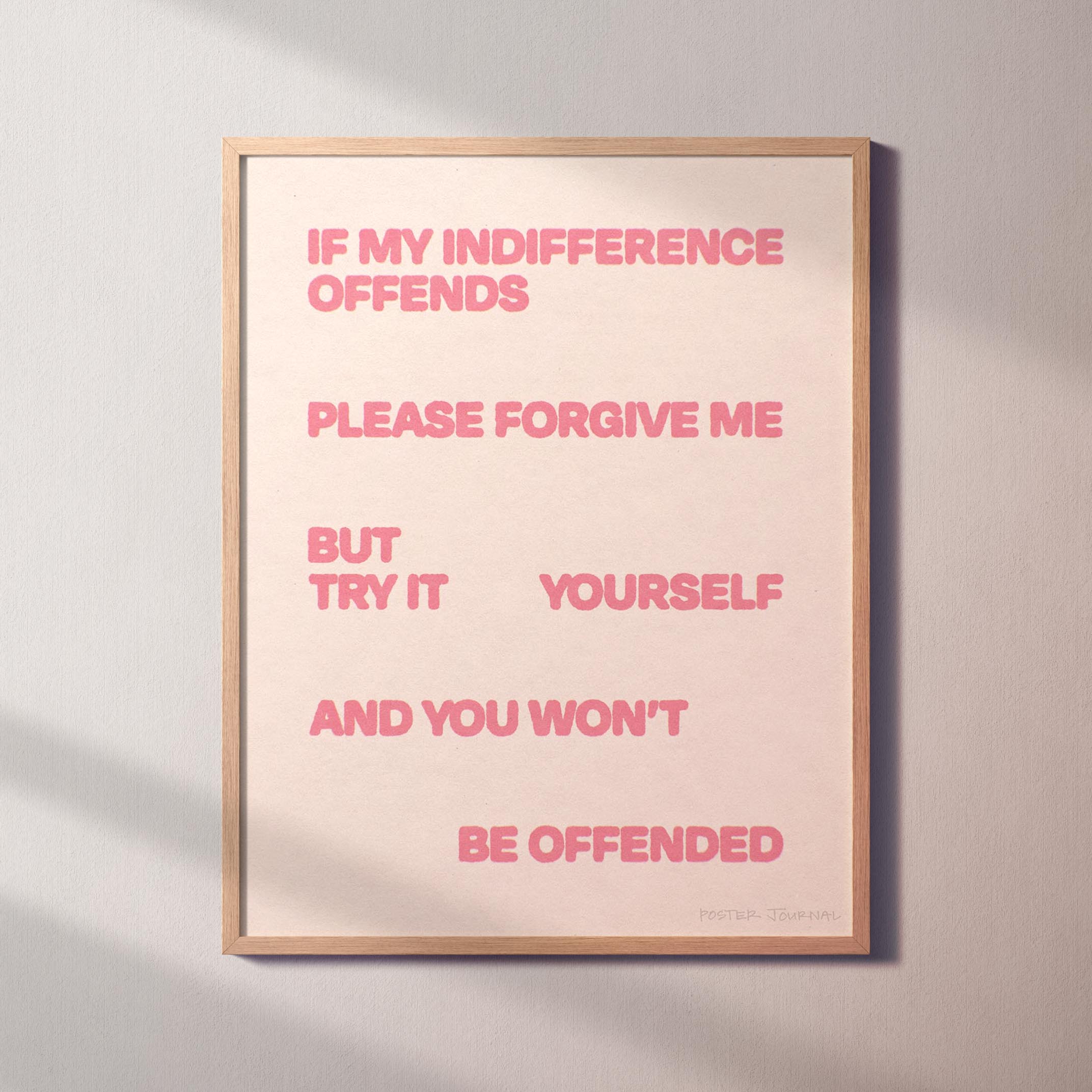 INDIFFERENCE PRINT