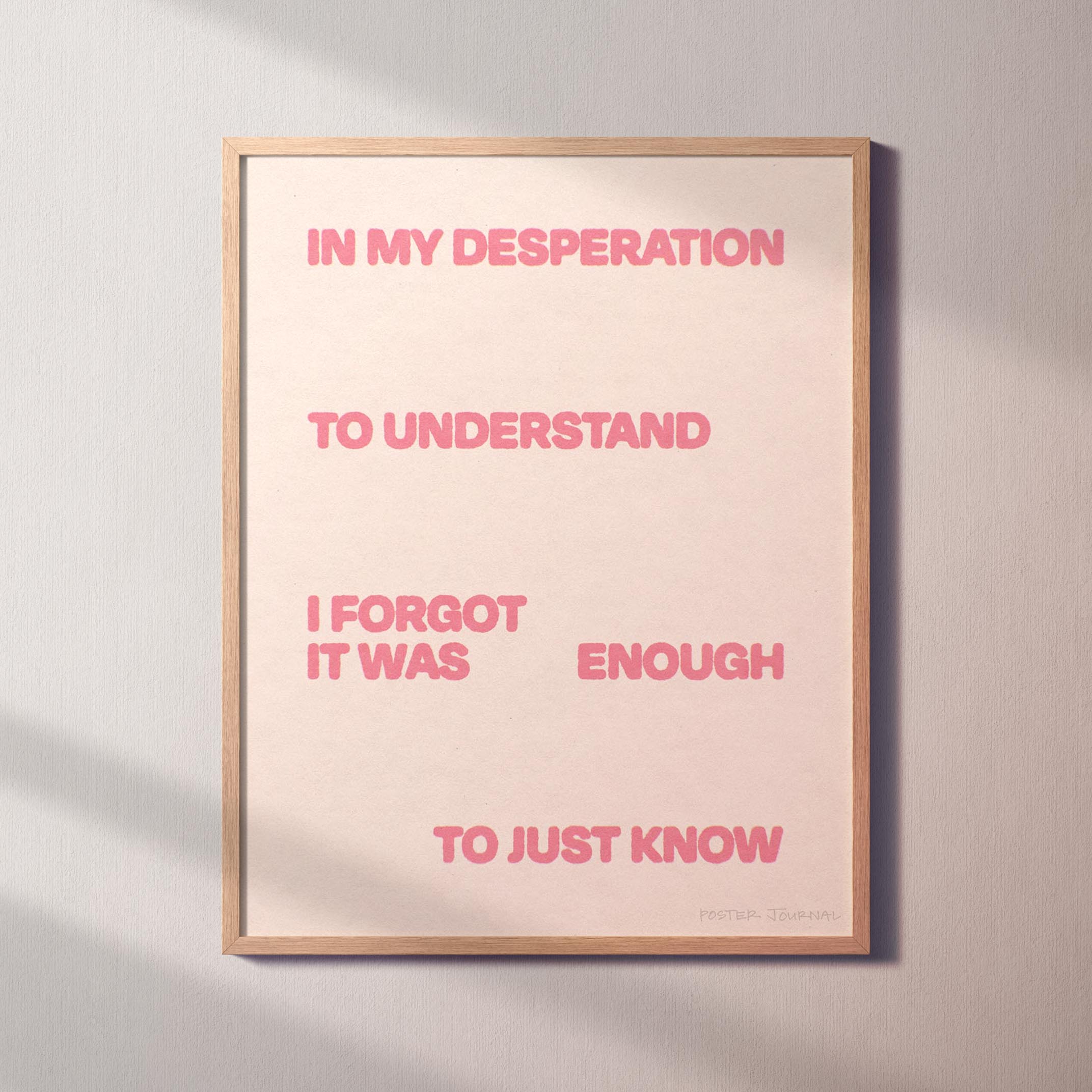 DESPERATION PRINT