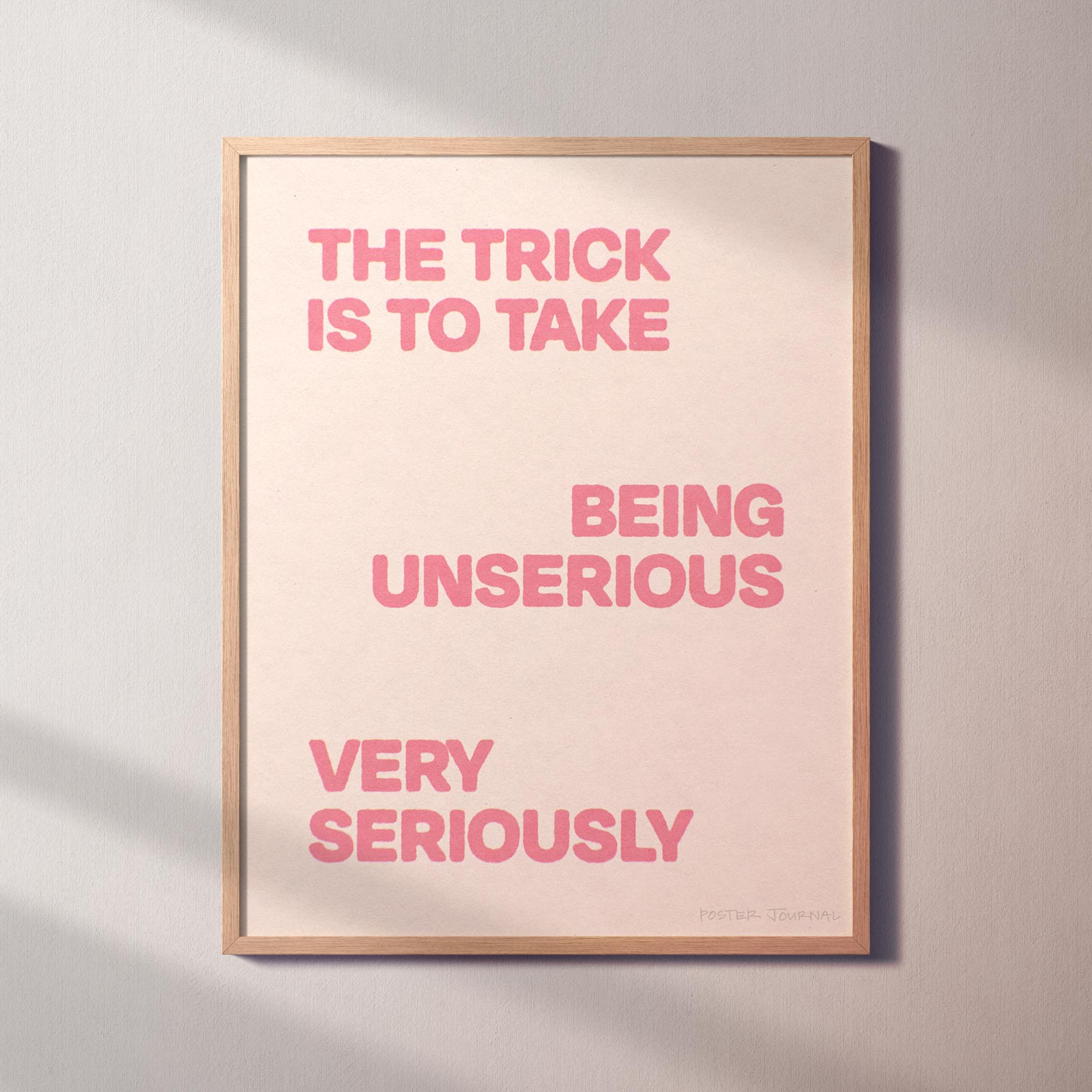 UNSERIOUS PRINT