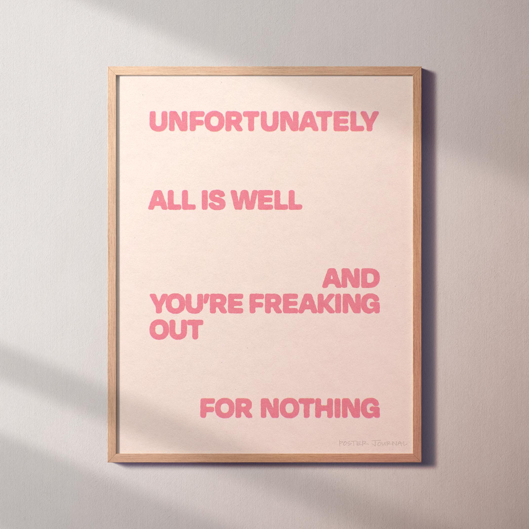 UNFORTUNATELY PRINT