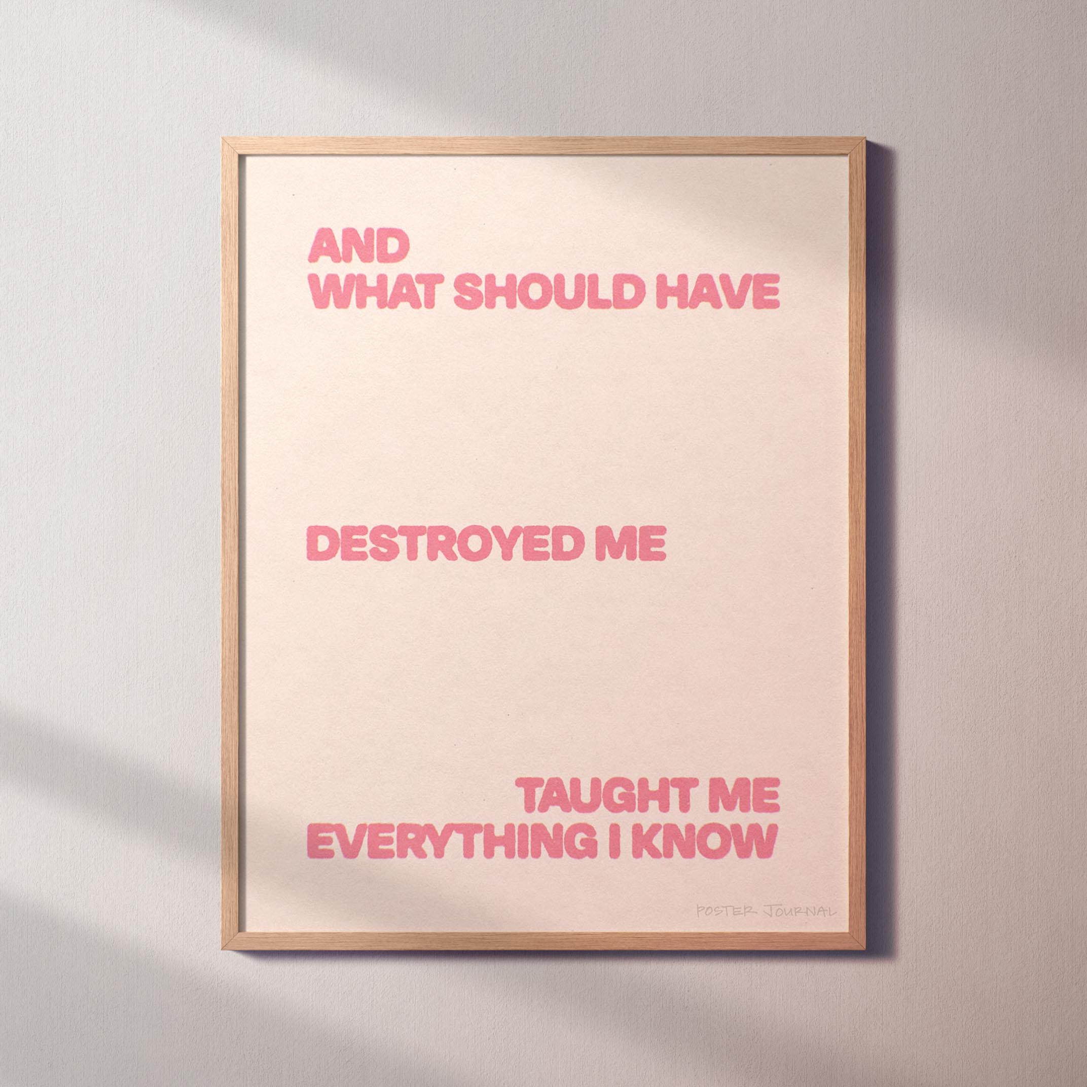 DESTROYED PRINT