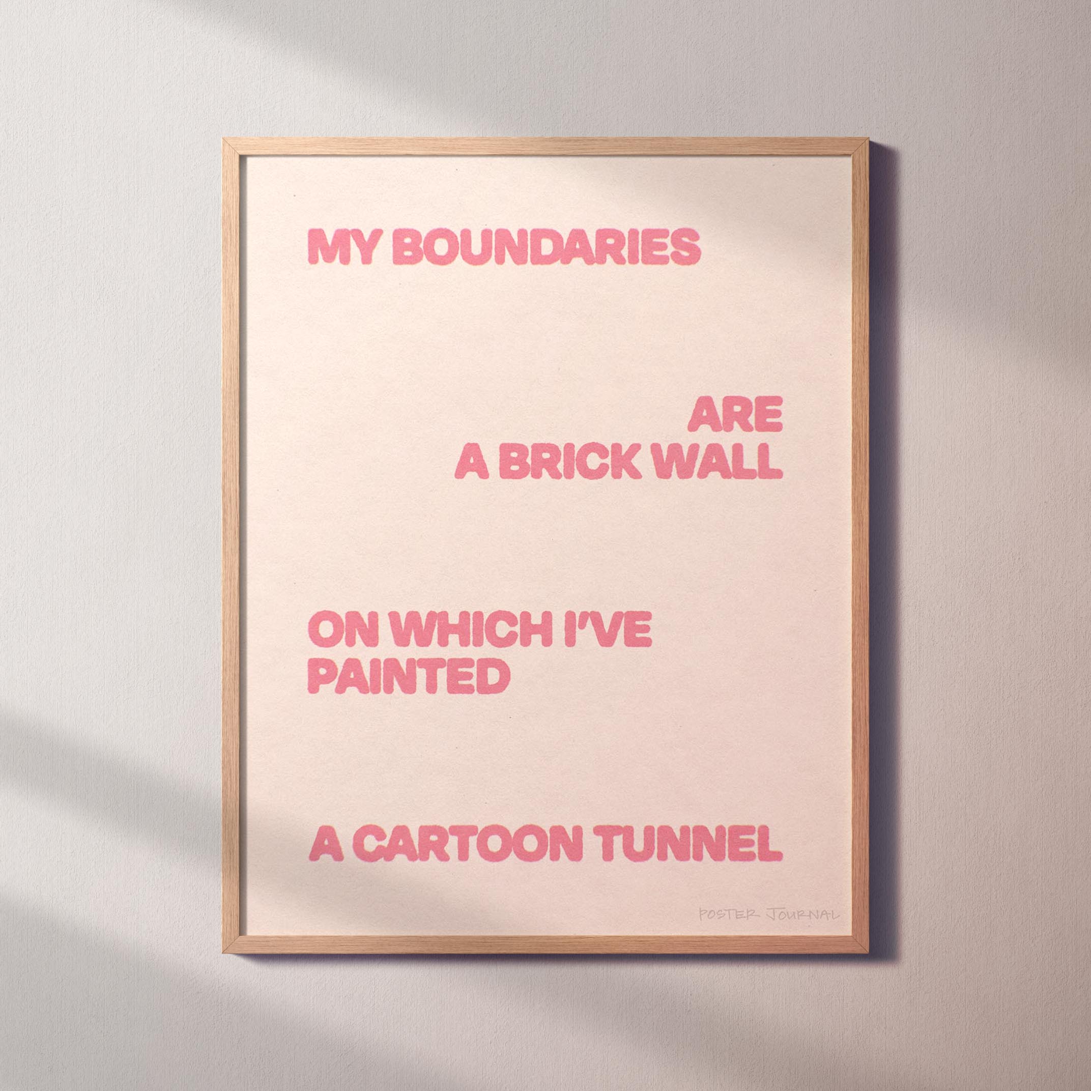 BOUNDARIES PRINT