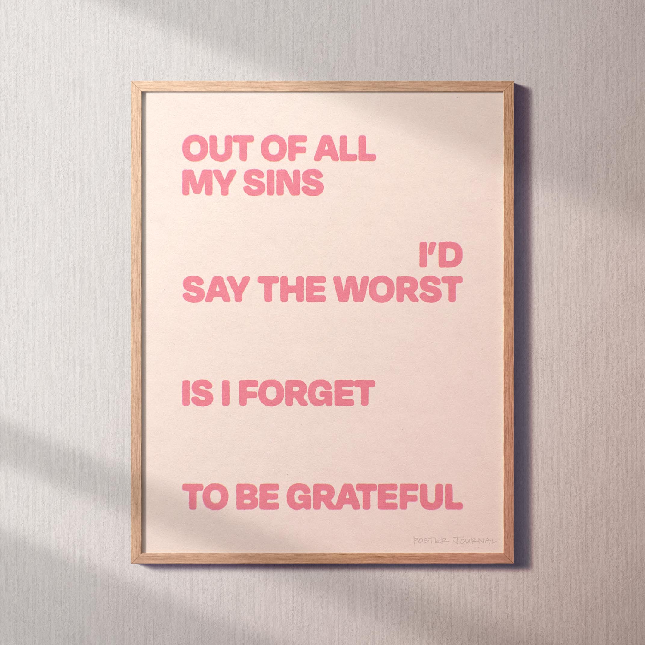 GRATEFUL PRINT