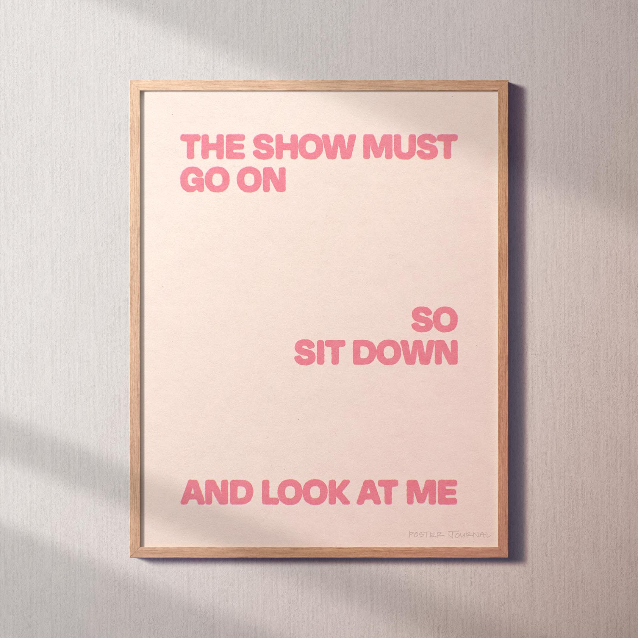 SHOW PRINT