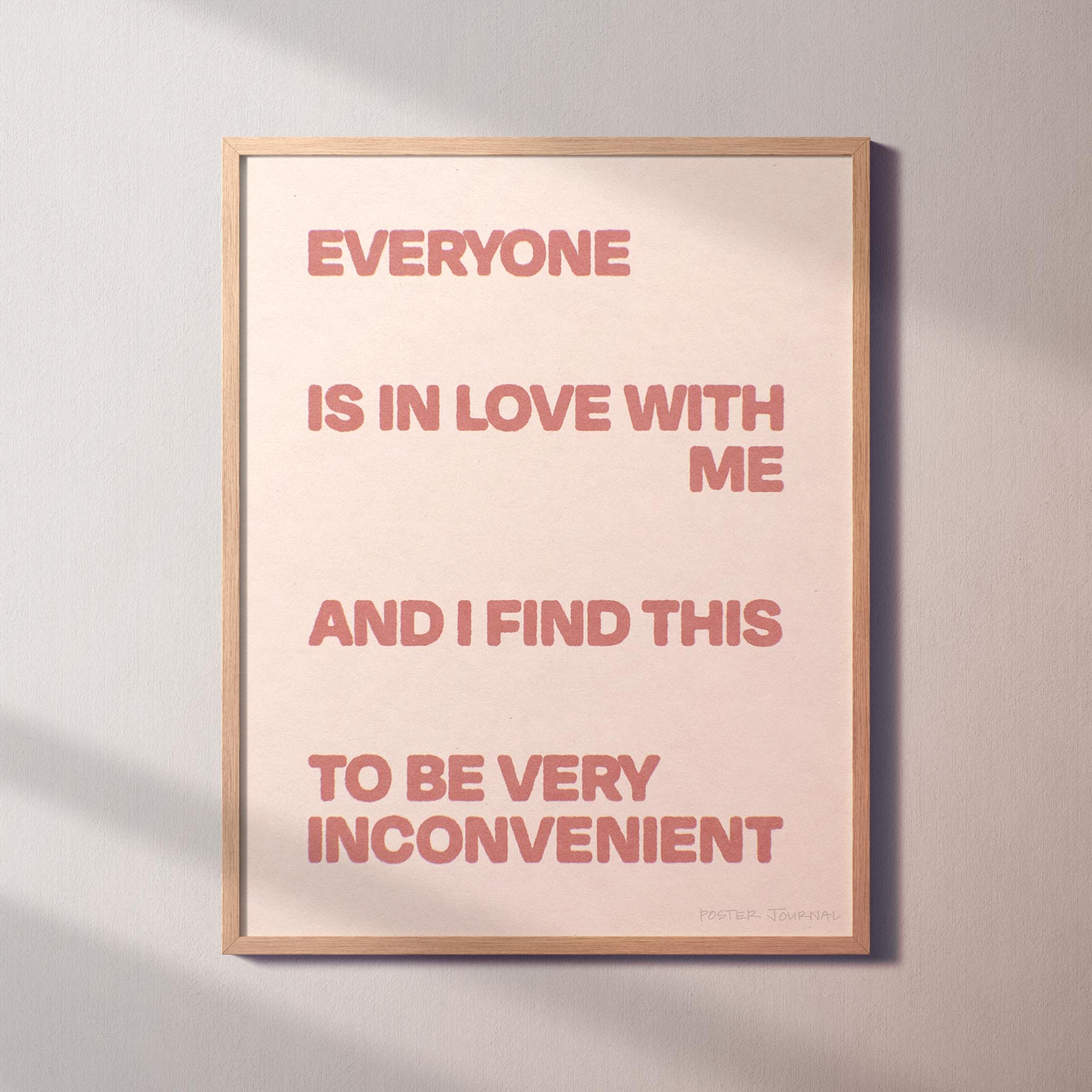 INCONVENIENT PRINT