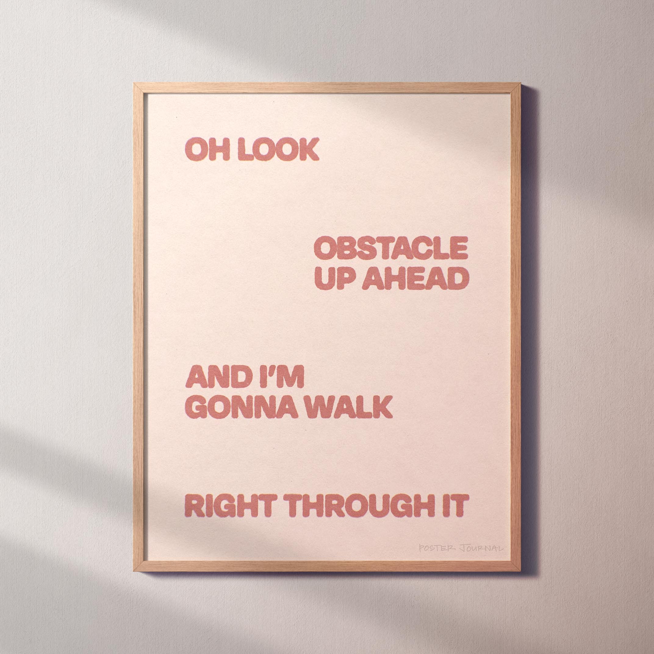OBSTACLE PRINT