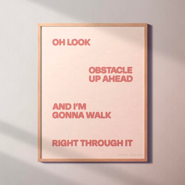 OBSTACLE PRINT