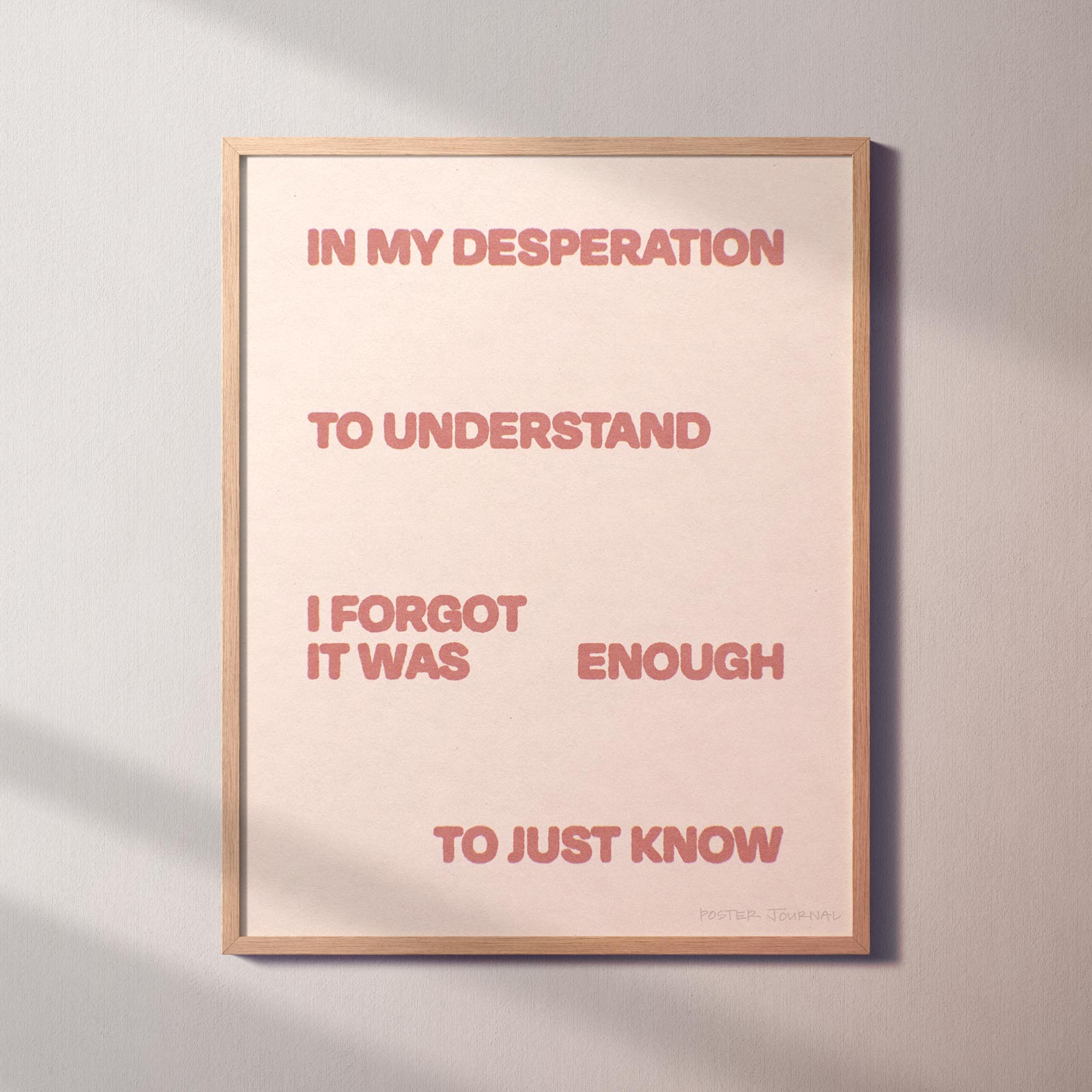 DESPERATION PRINT