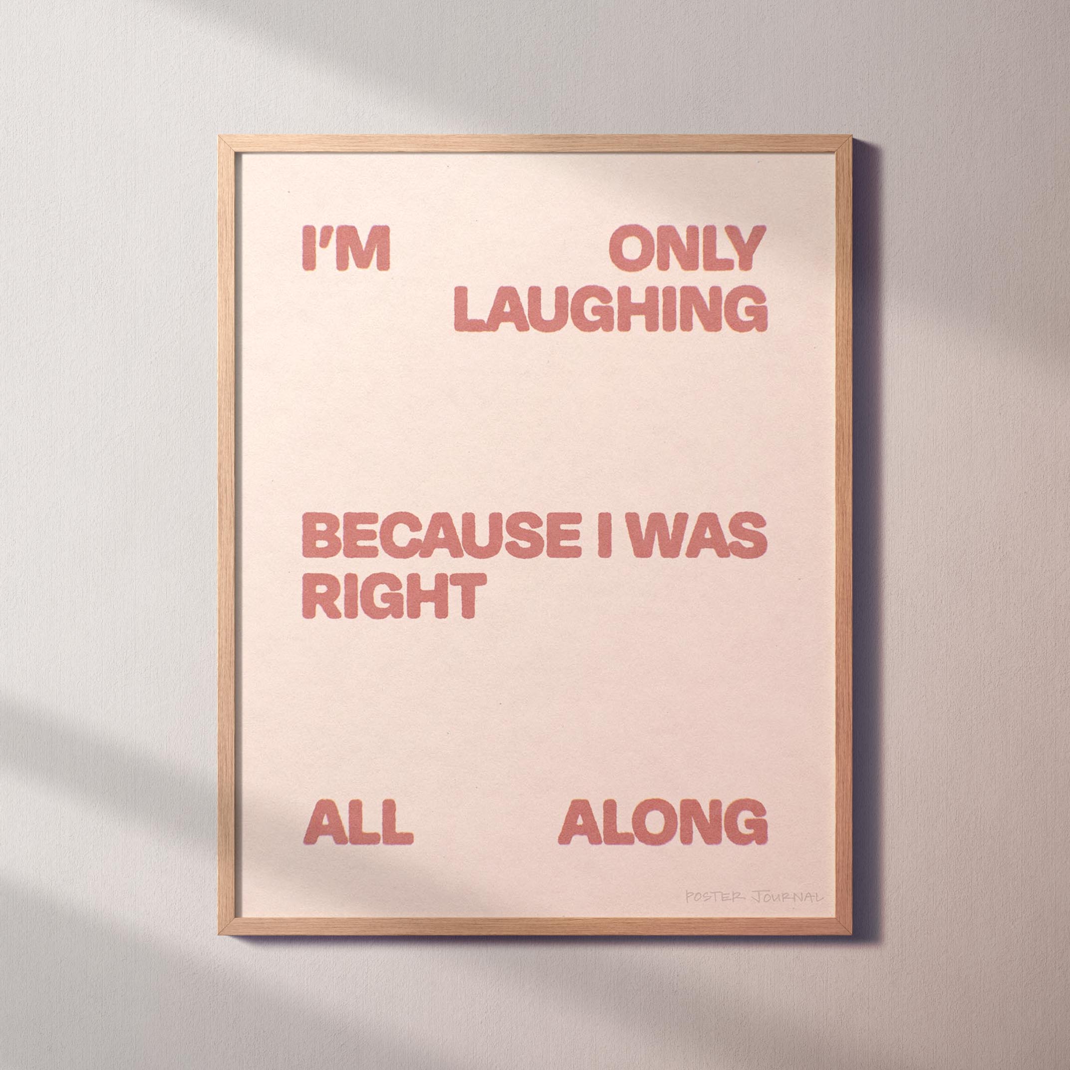 LAUGHING PRINT