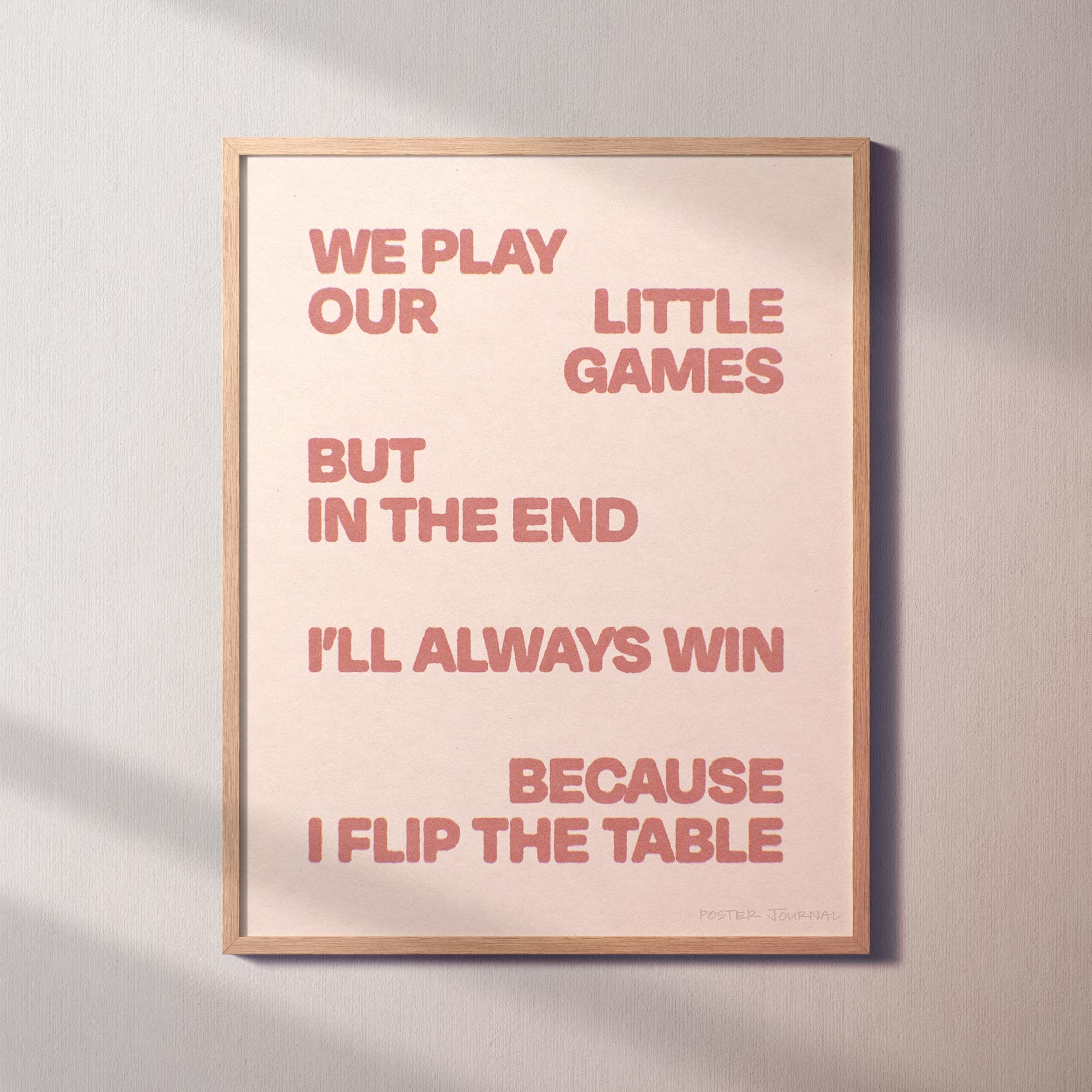 TABLE PRINT