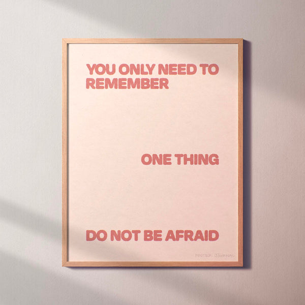 AFRAID PRINT