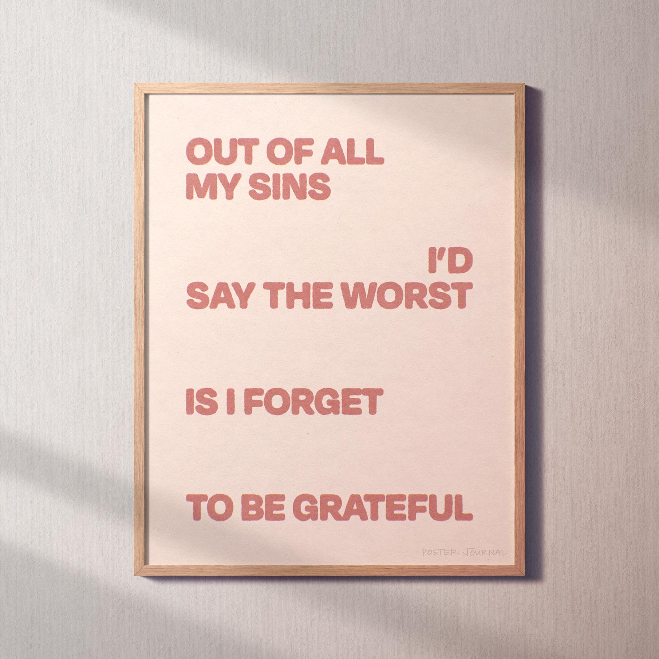 GRATEFUL PRINT