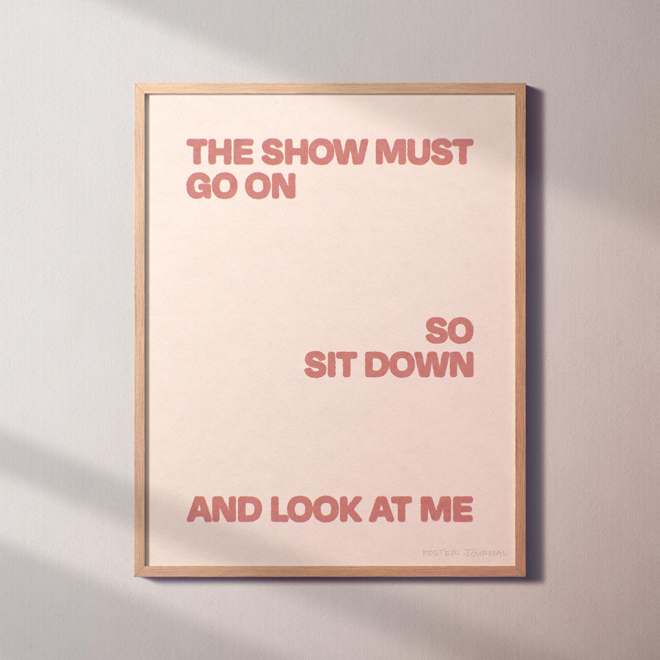 SHOW PRINT