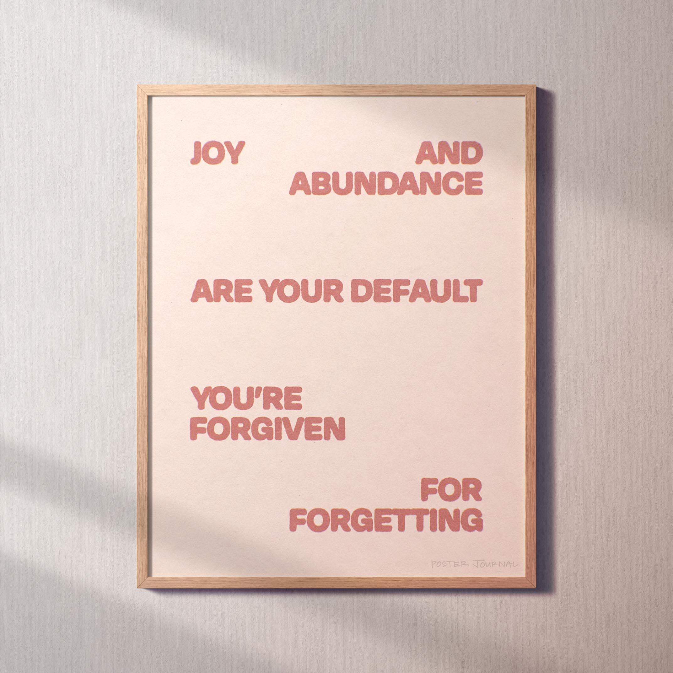 FORGIVEN PRINT
