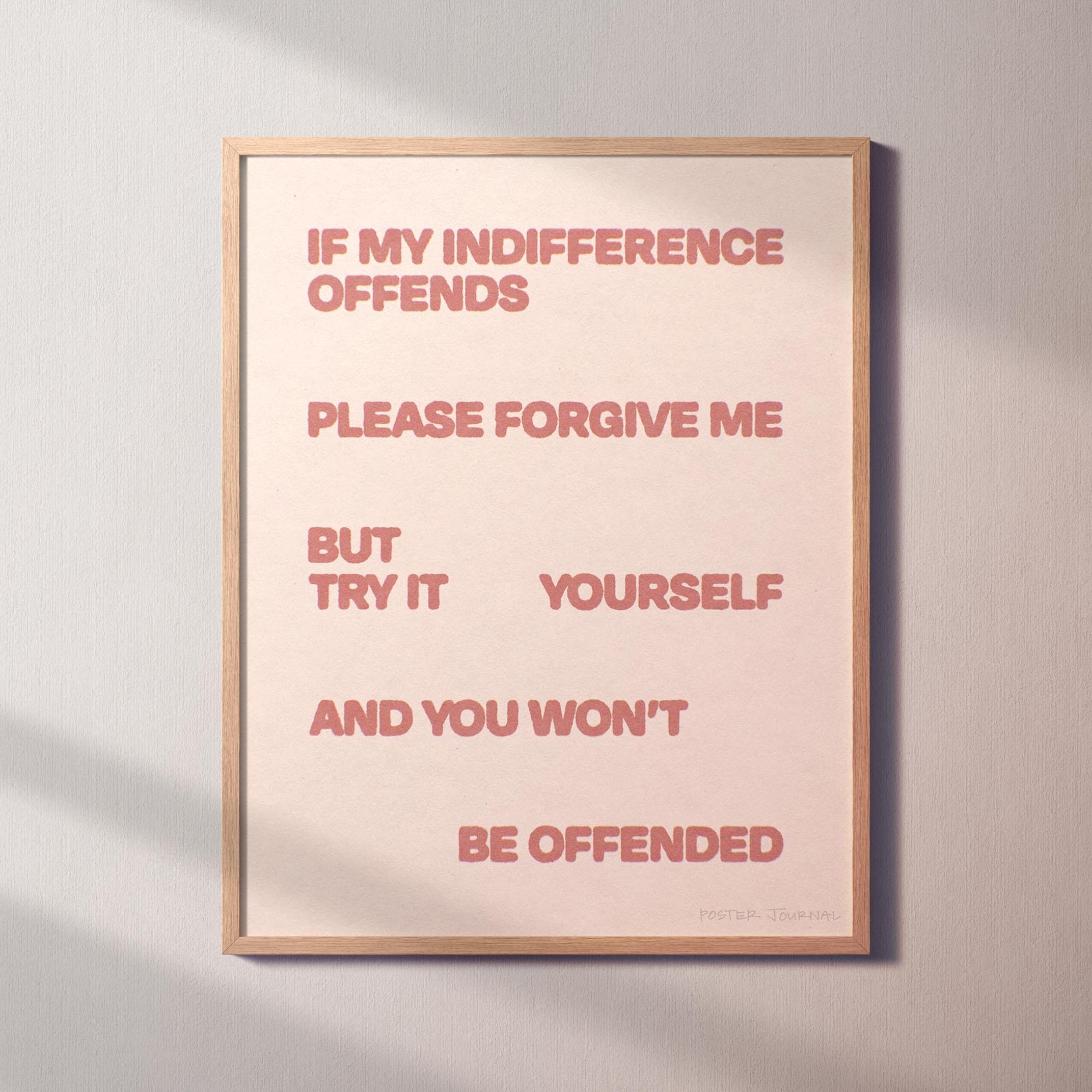 INDIFFERENCE PRINT