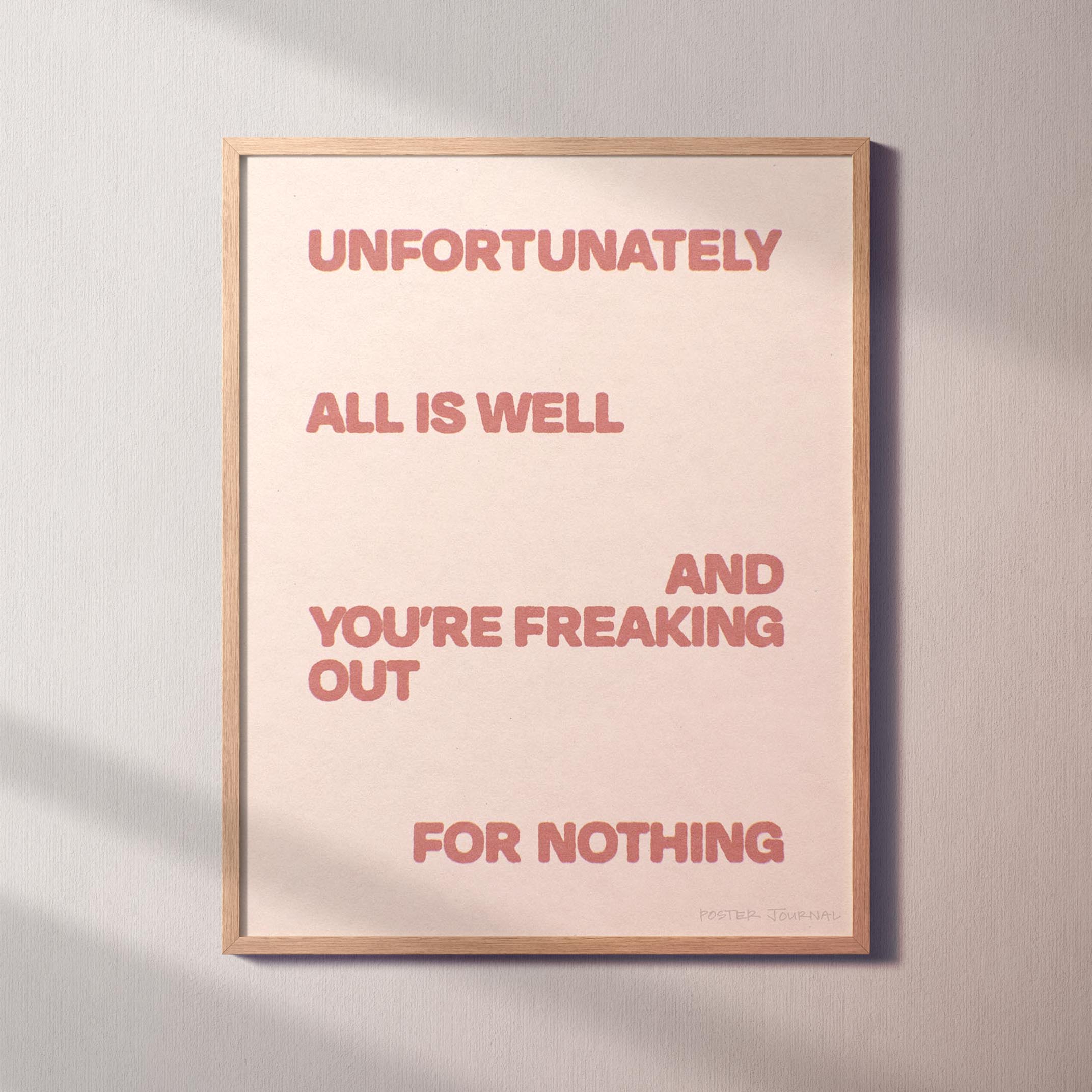 UNFORTUNATELY PRINT