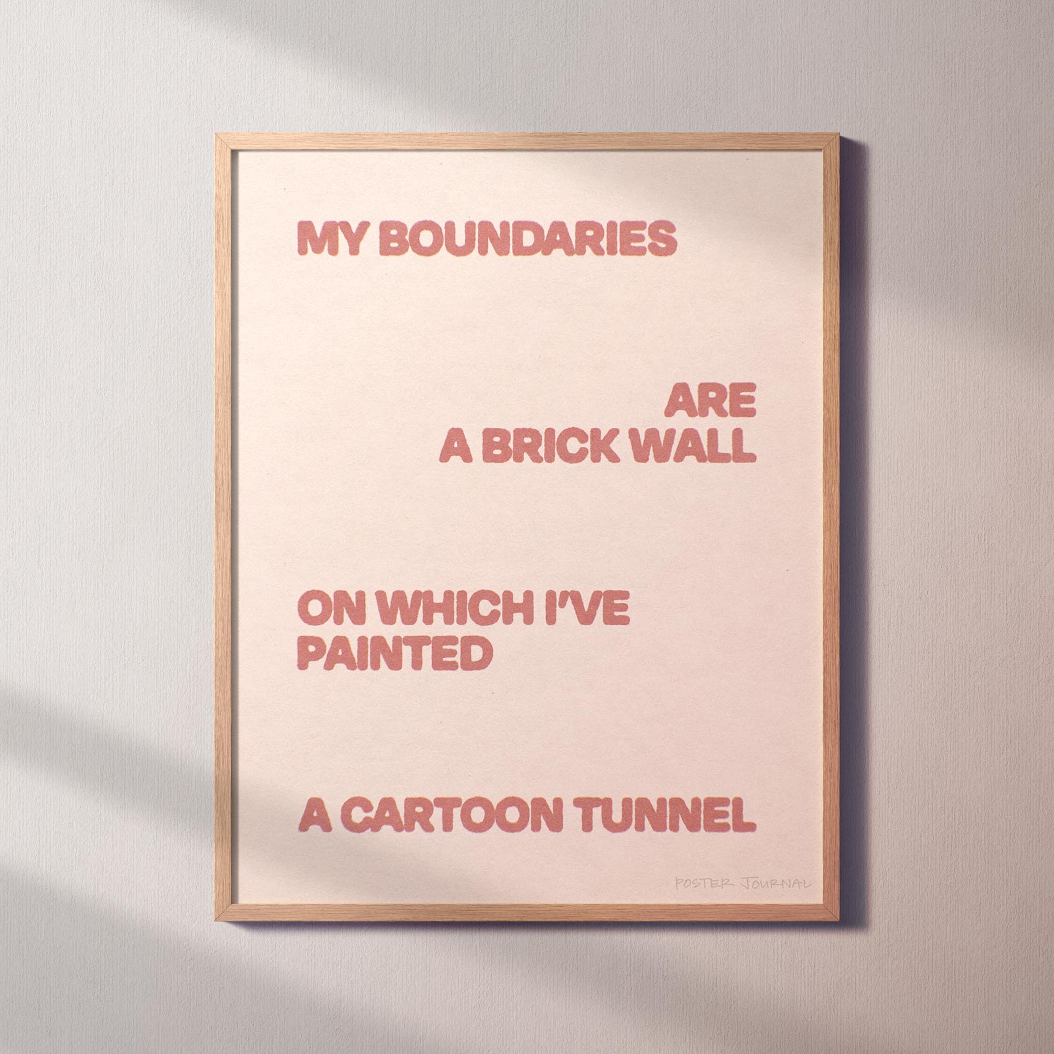 BOUNDARIES PRINT